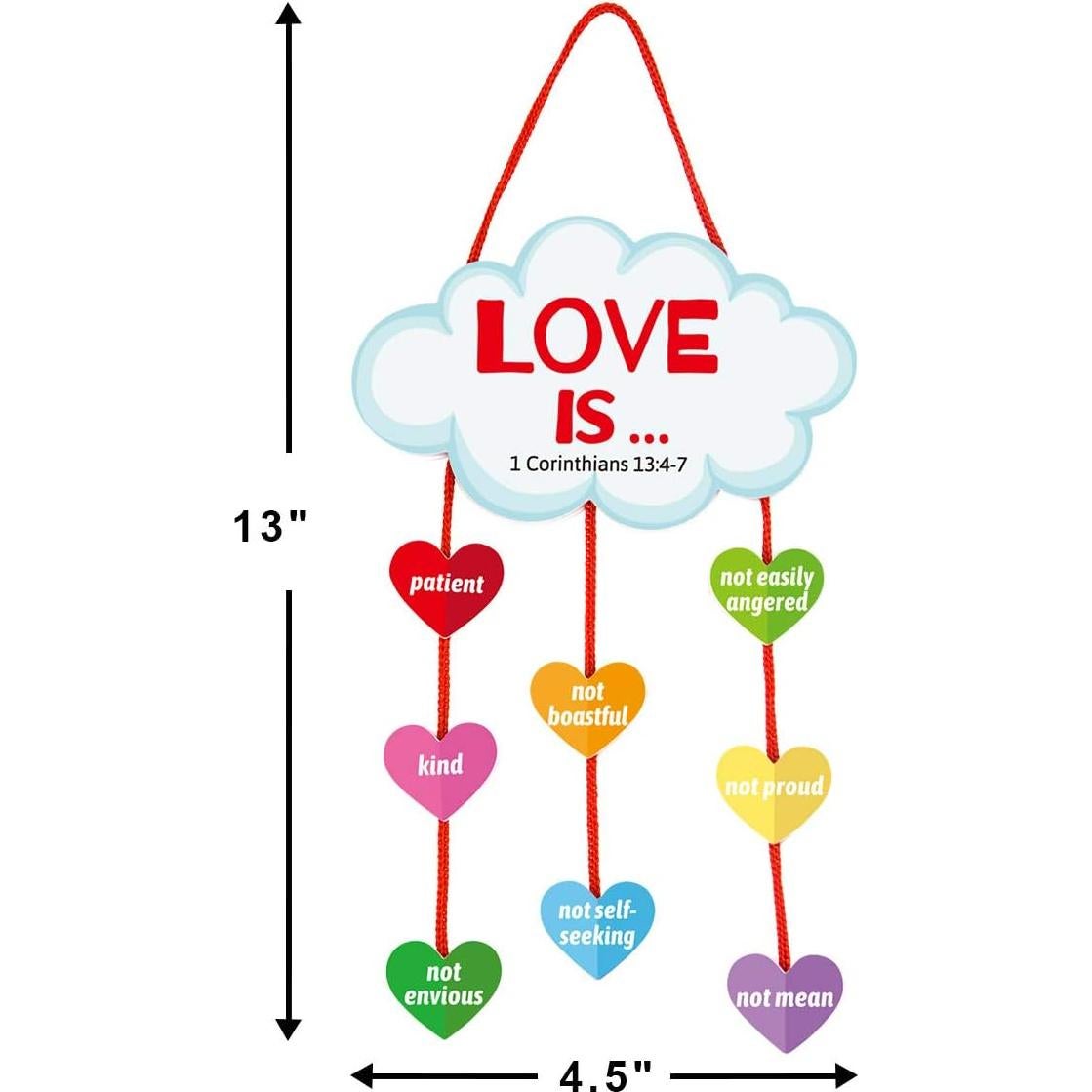 Kit de Manualidades Corazón Espuma Ceiba 12 Piezas