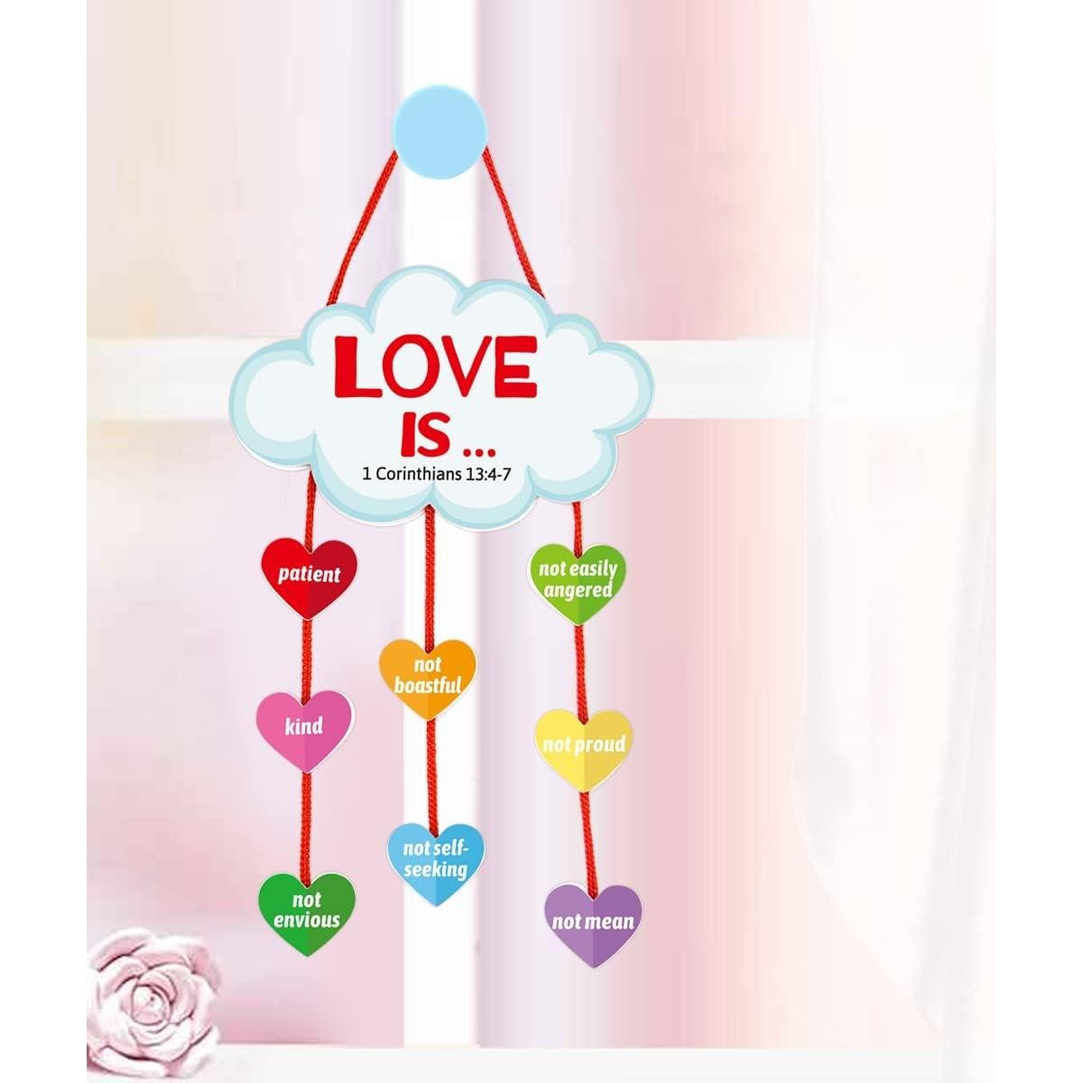 Kit de Manualidades Corazón Espuma Ceiba 12 Piezas