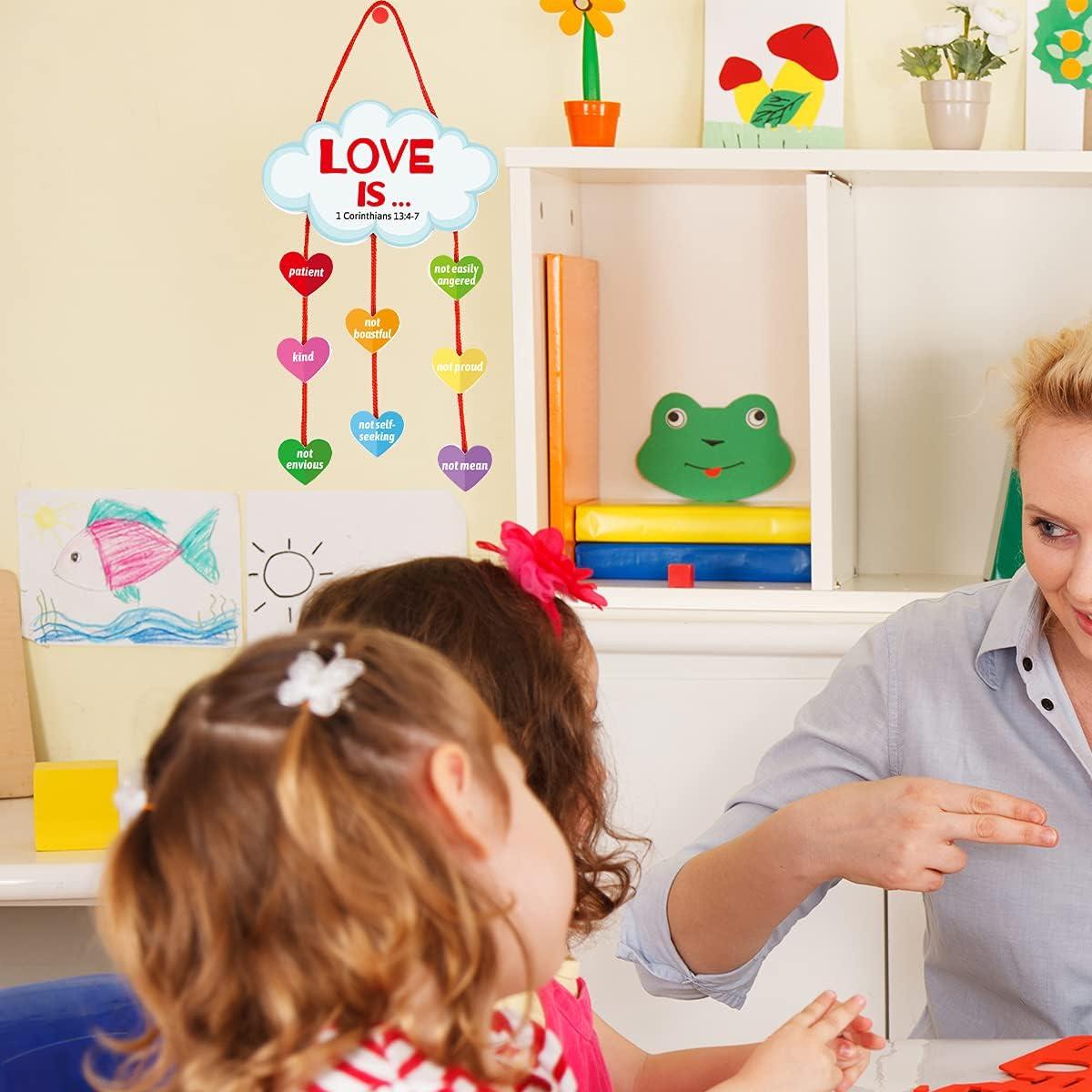 Kit de Manualidades Corazón Espuma Ceiba 12 Piezas