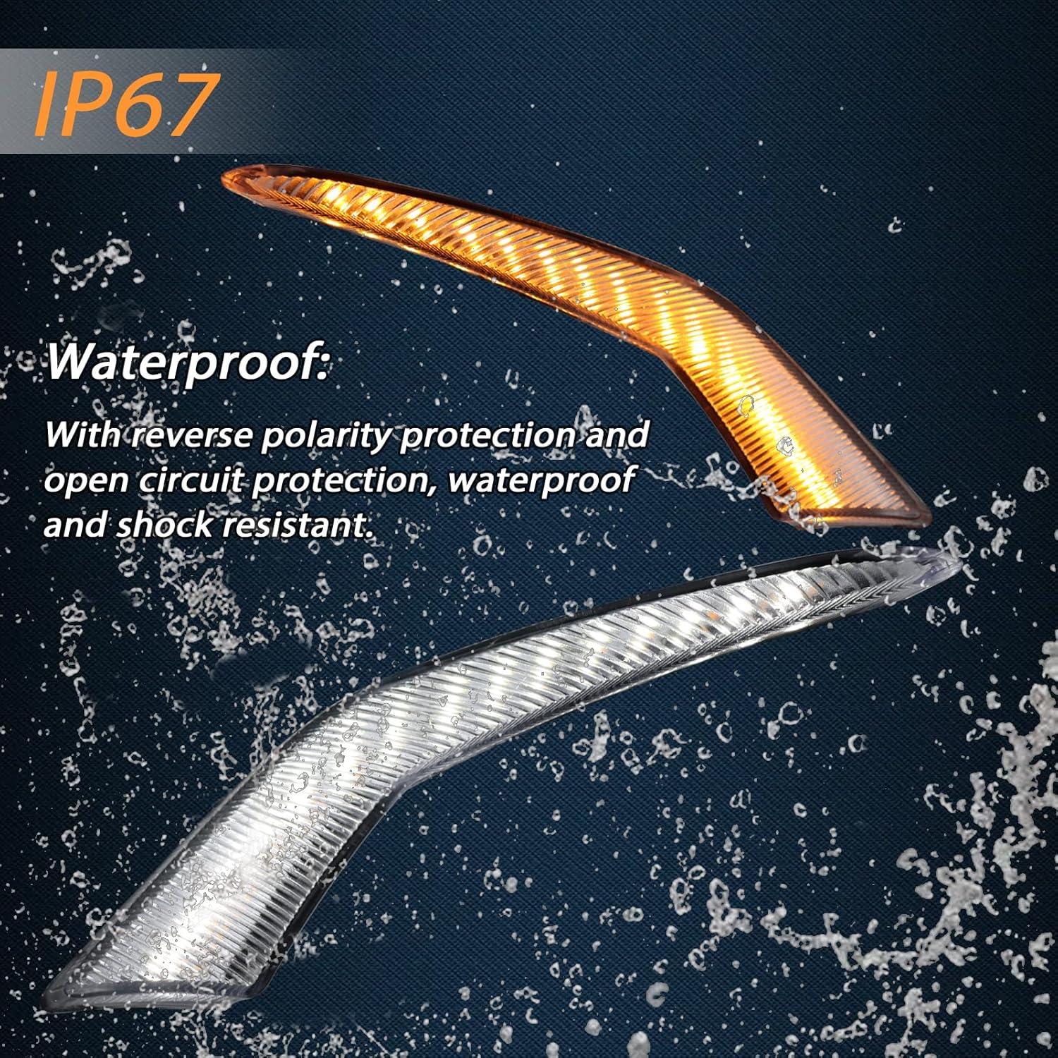 Parachoques Delantero LED Niebla GEEGEETOP Corolla 2021-2023