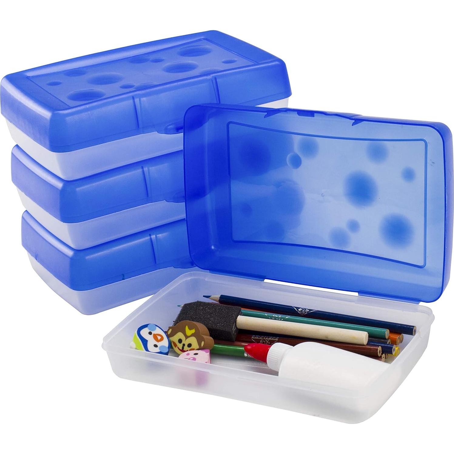 Estuche de Lápices Storex 12 Piezas Azul 21,3x14,3x6,4 cm