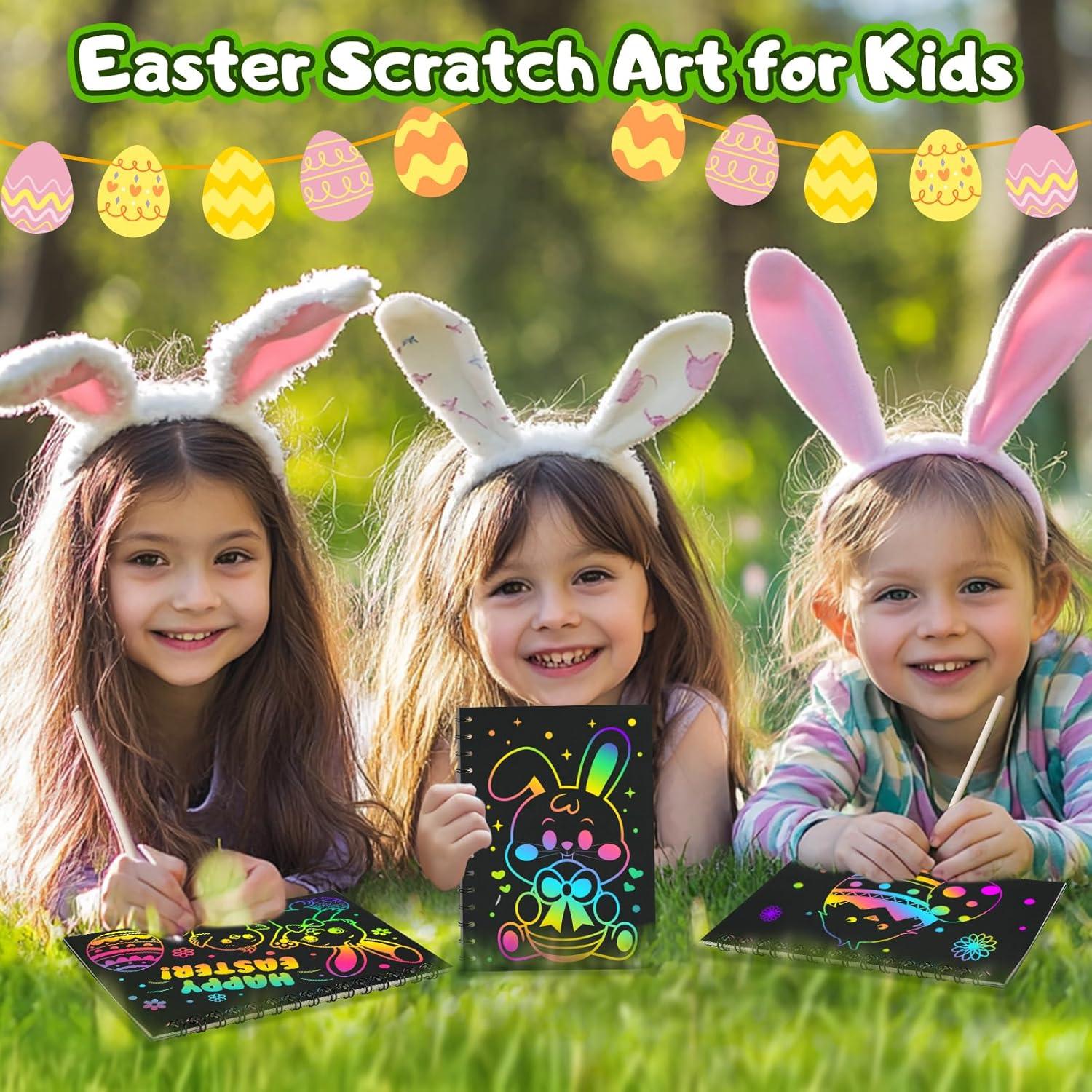 Cuadernos de Scratch Arcoíris Feredo Kids - 24 Piezas