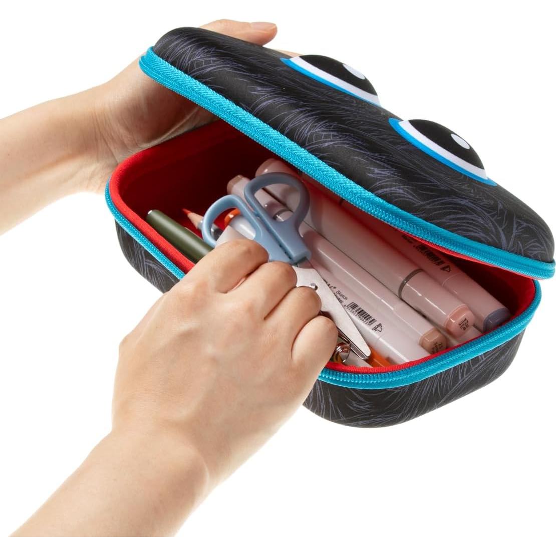 Estuche de Lápices ZIPIT Beast Negro 21x13cm Gran Capacidad