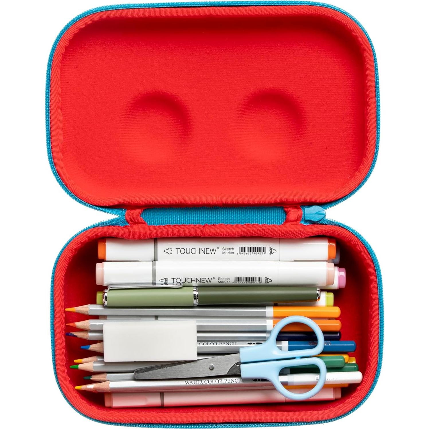 Estuche de Lápices ZIPIT Beast Negro 21x13cm Gran Capacidad