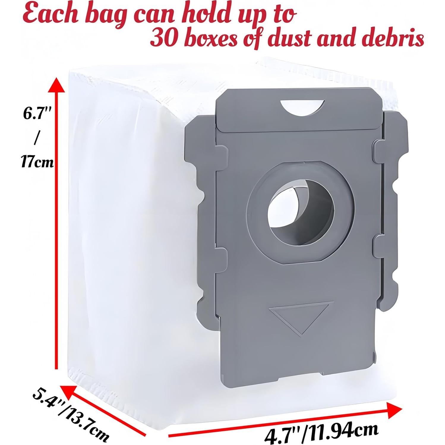 10 Bolsas de Vacío Smaiasl Compatibles con iRobot Roomba