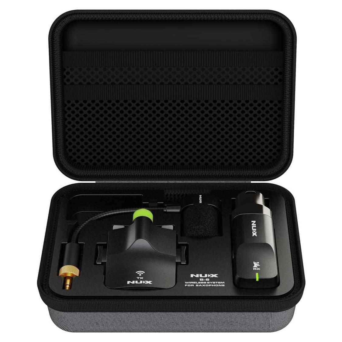 Sistema Inalámbrico NUX B-6 para Saxofón con Estuche