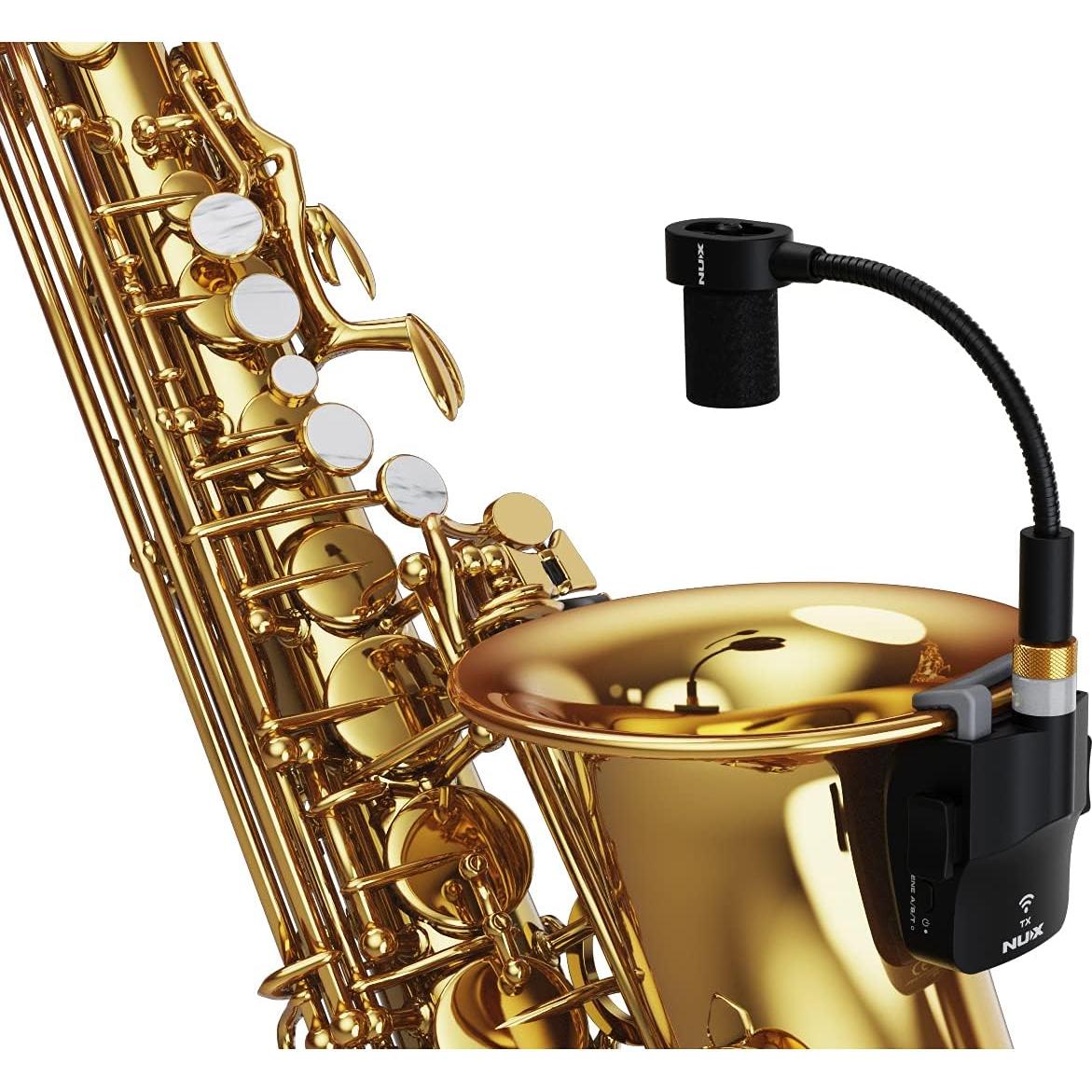 Sistema Inalámbrico NUX B-6 para Saxofón con Estuche