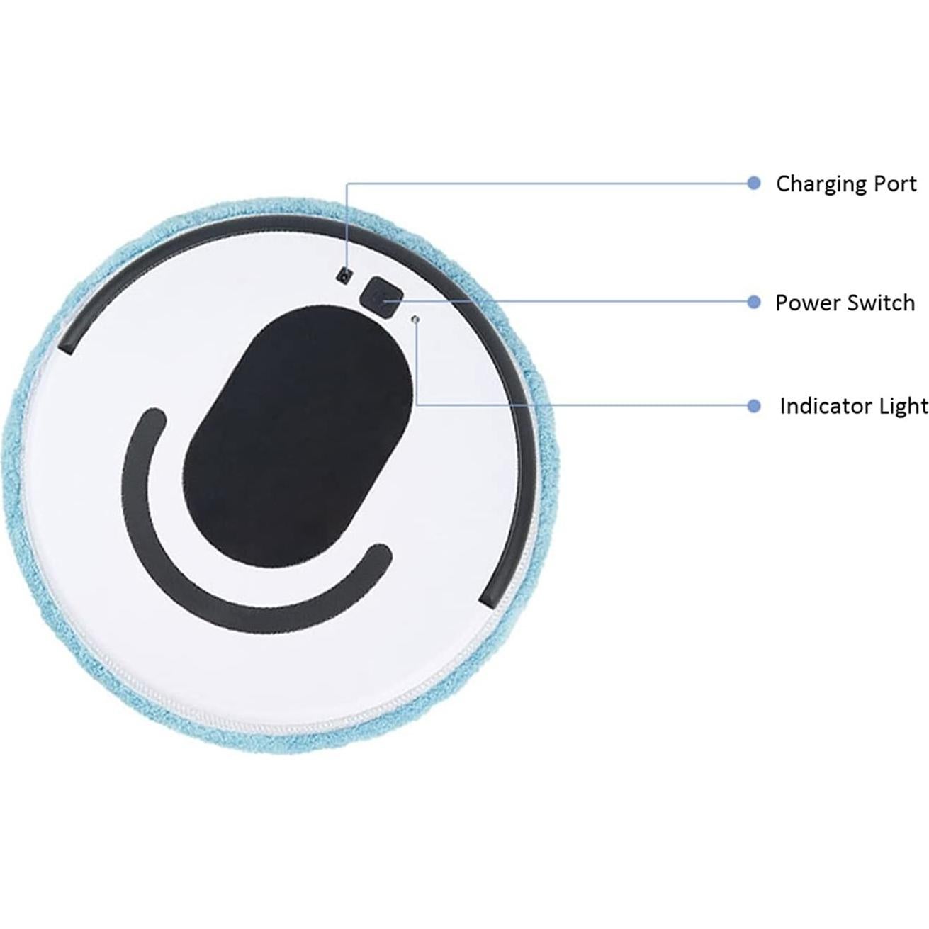 5V Robot Vacuum Cleaner Mopping Robot Automatic Mopper Powerful Low Noise USB Rechargeable Sweeping Sweeper 3 Cleaning Modes (Color : B) (B)