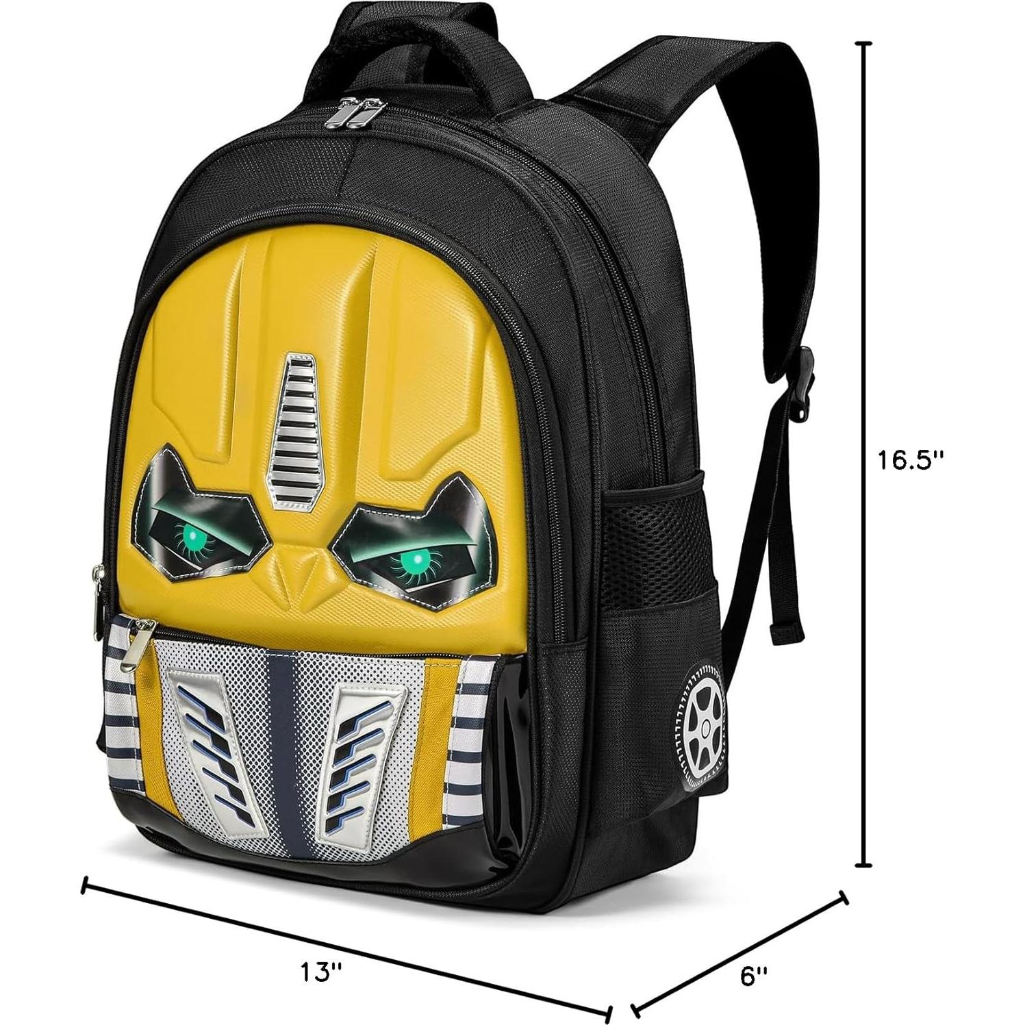 Mochila Dilunar para Niños 40x30x15 cm Amarilla