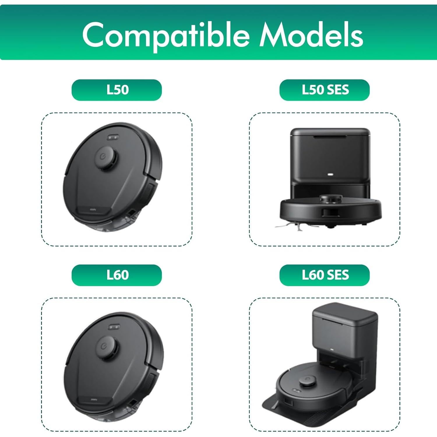 Kit de Repuesto Geborn para Aspiradoras E-ufy L60/L50 - 15 Piezas