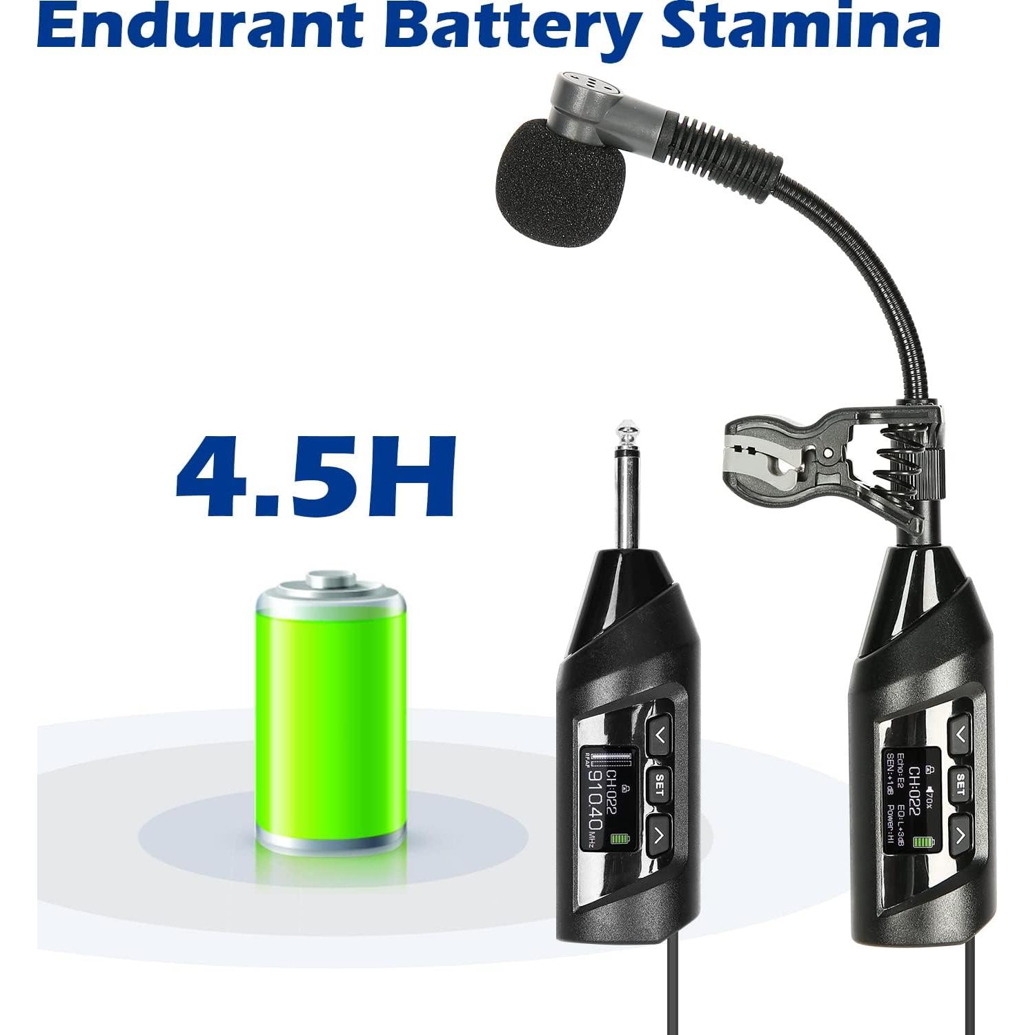 Micrófono Inalámbrico SGPRO TR-15 para Saxofón y Trompeta