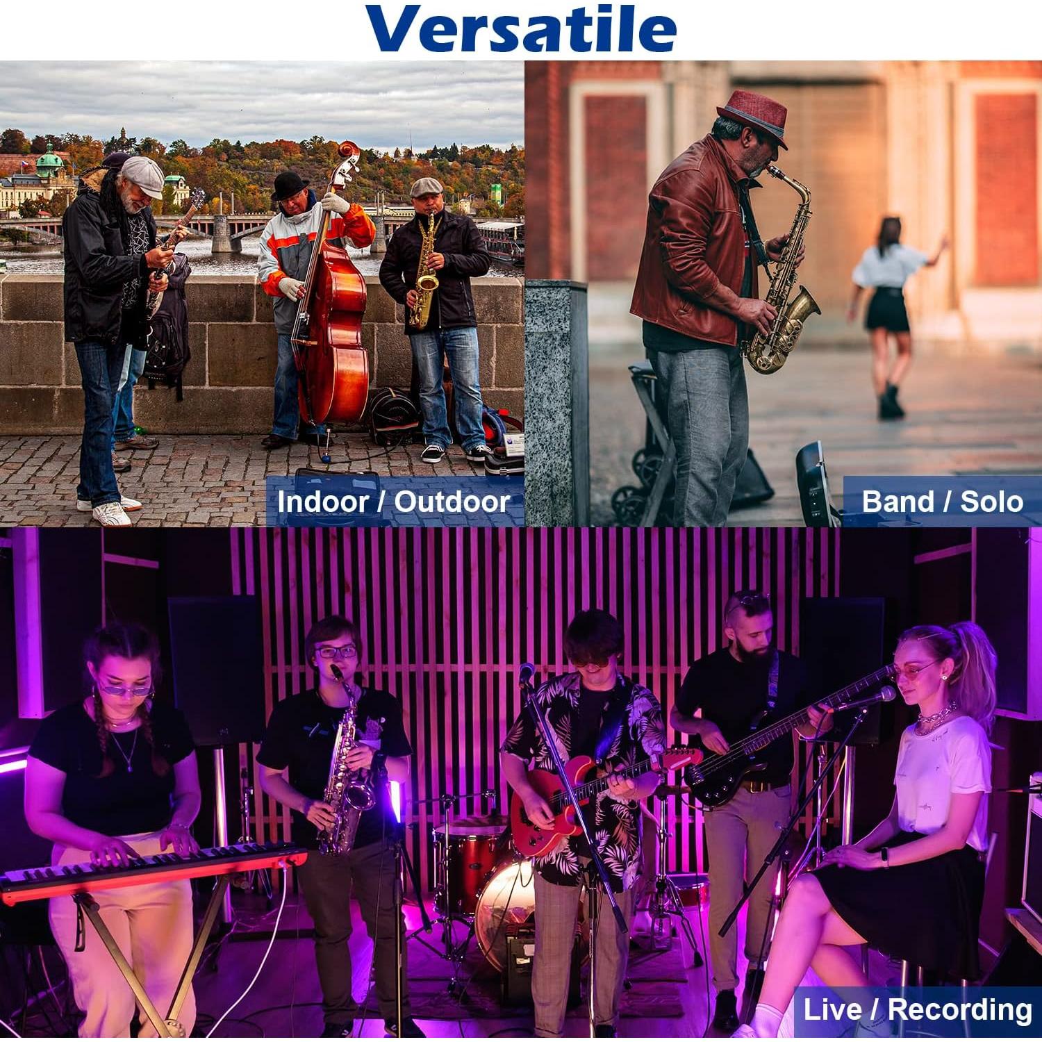 Micrófono Inalámbrico SGPRO TR-15 para Saxofón y Trompeta