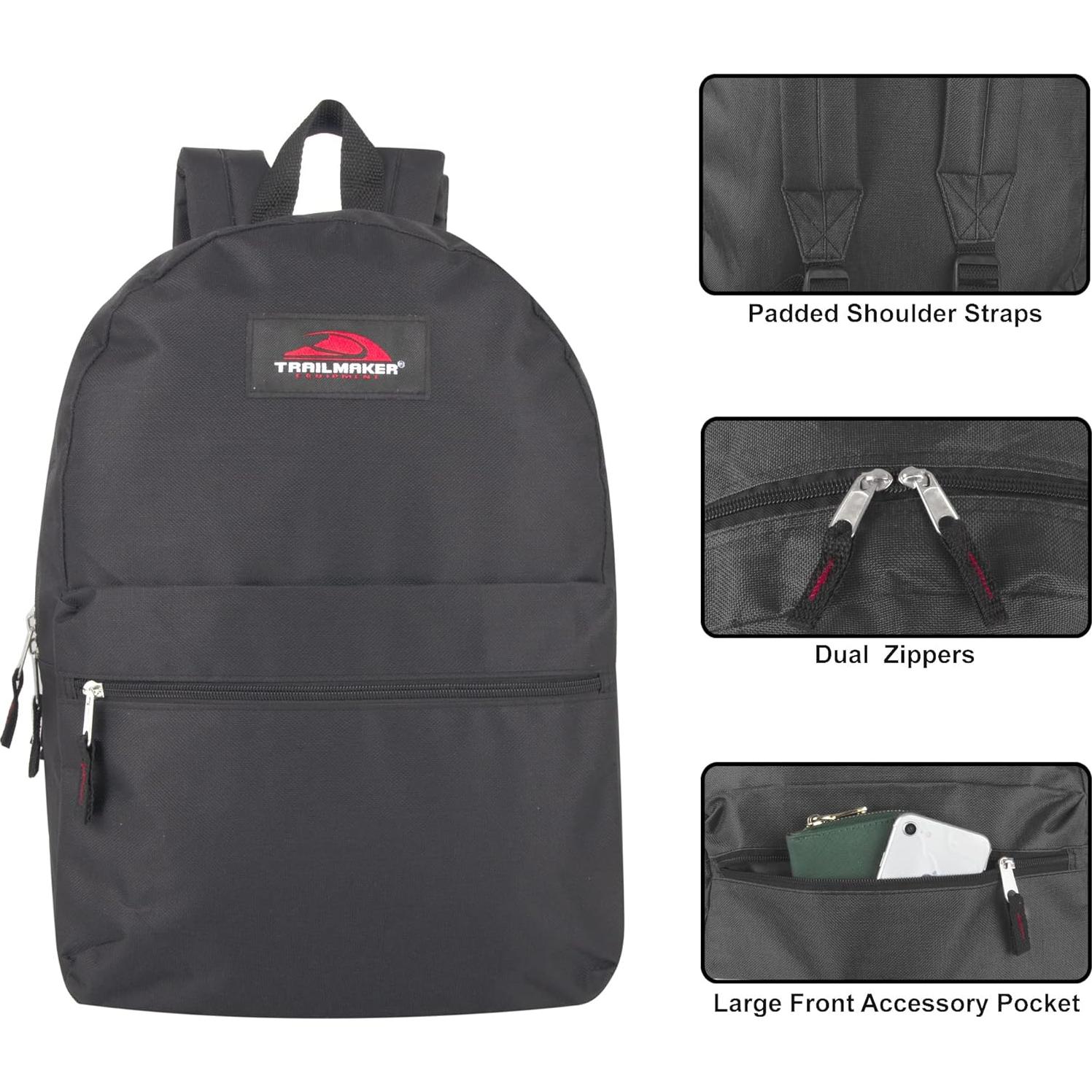 Mochila Trailmaker Classic 17" Acolchada y Ajustable