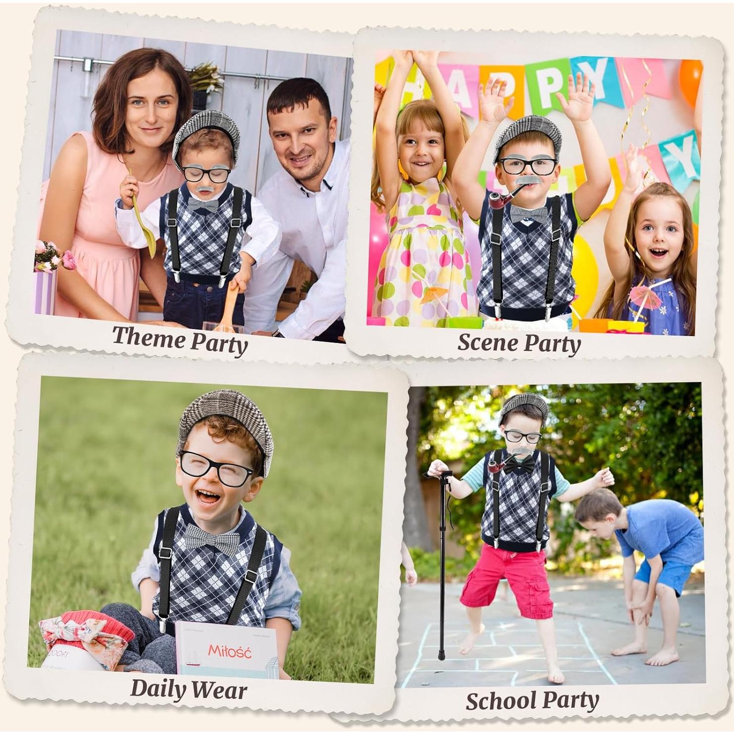 Disfraz de Abuelo para Niños Kitimi 100 Días Escuela