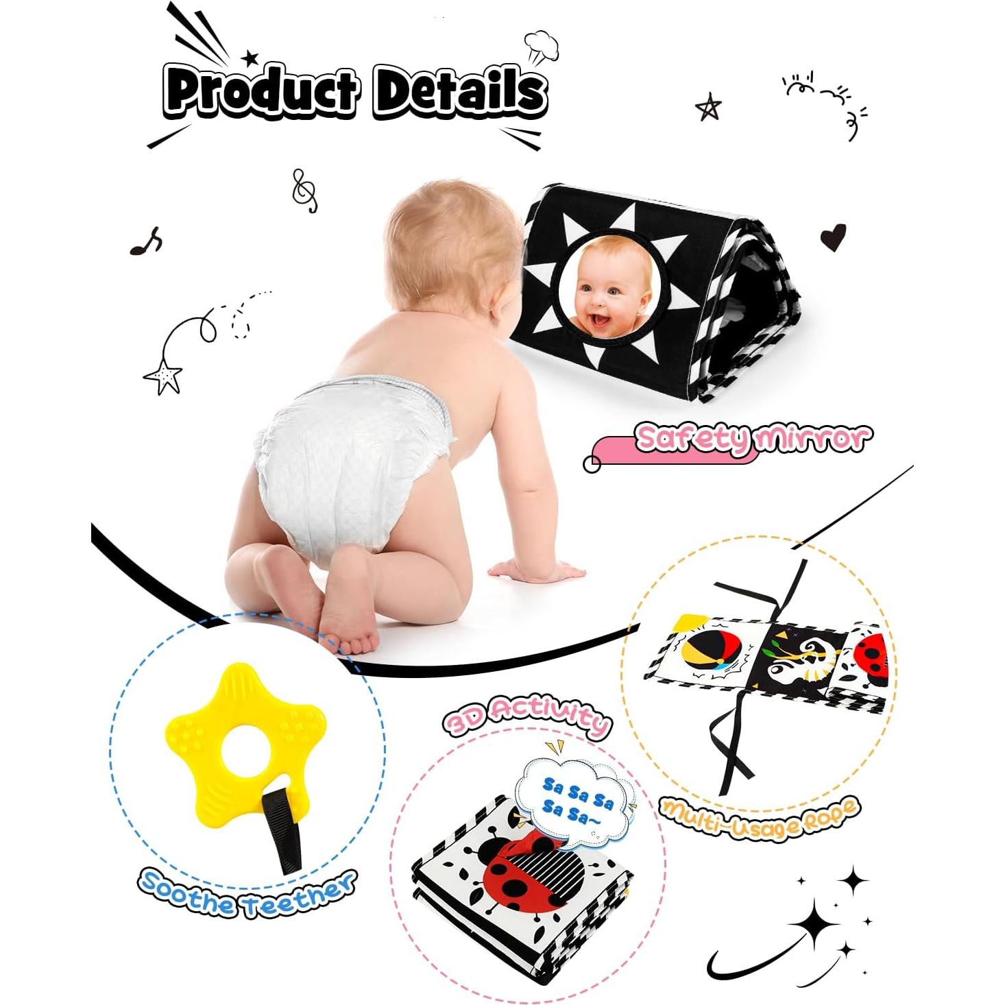 Set de 3 Juguetes Sensoriales Montessori Baoboli para Bebés