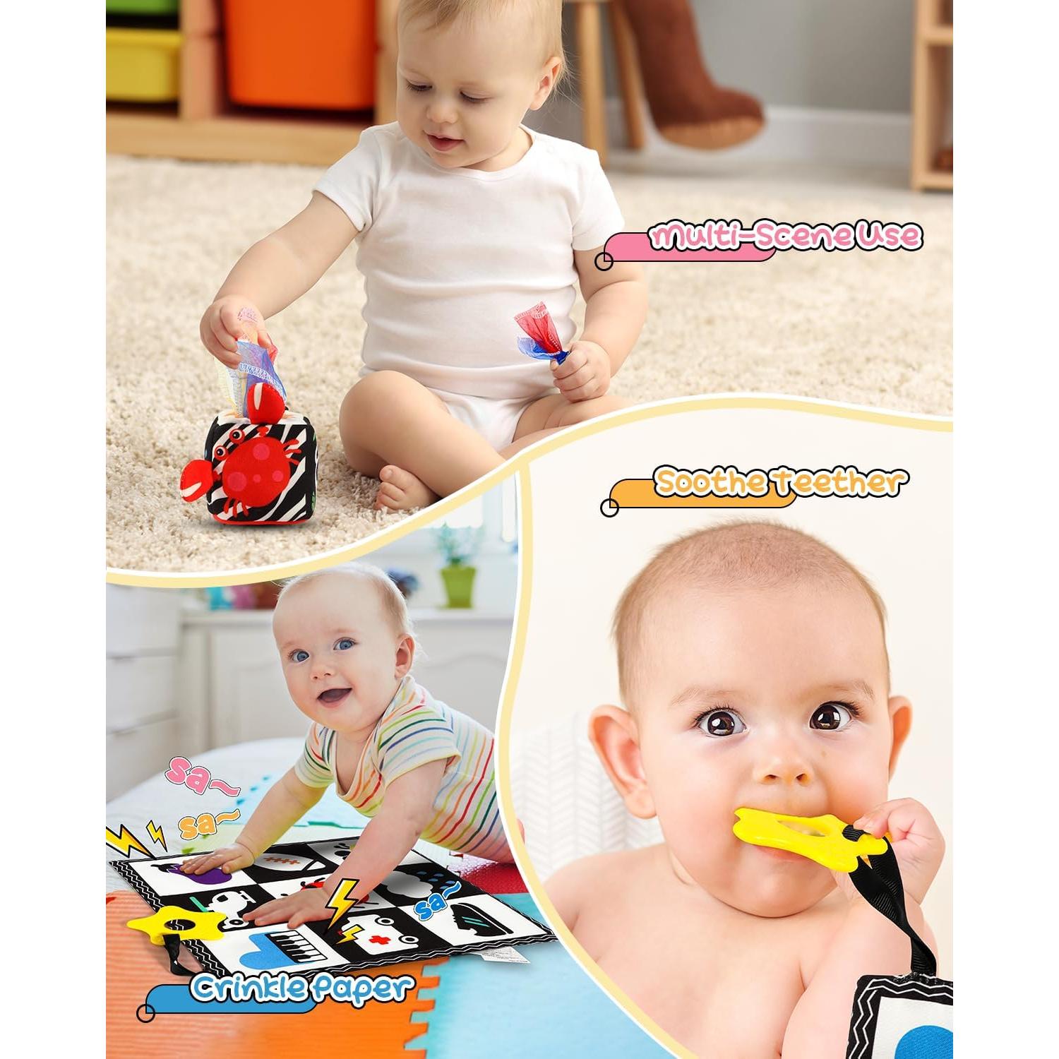 Set de 3 Juguetes Sensoriales Montessori Baoboli para Bebés