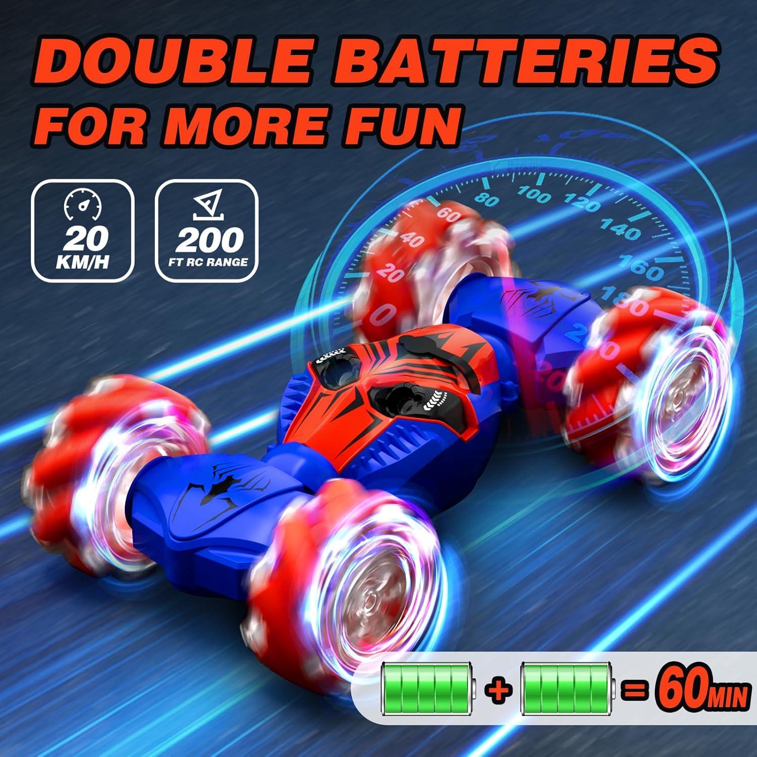 Coche RC Stunt 4WD HarworLife Azul con Control por Gestos