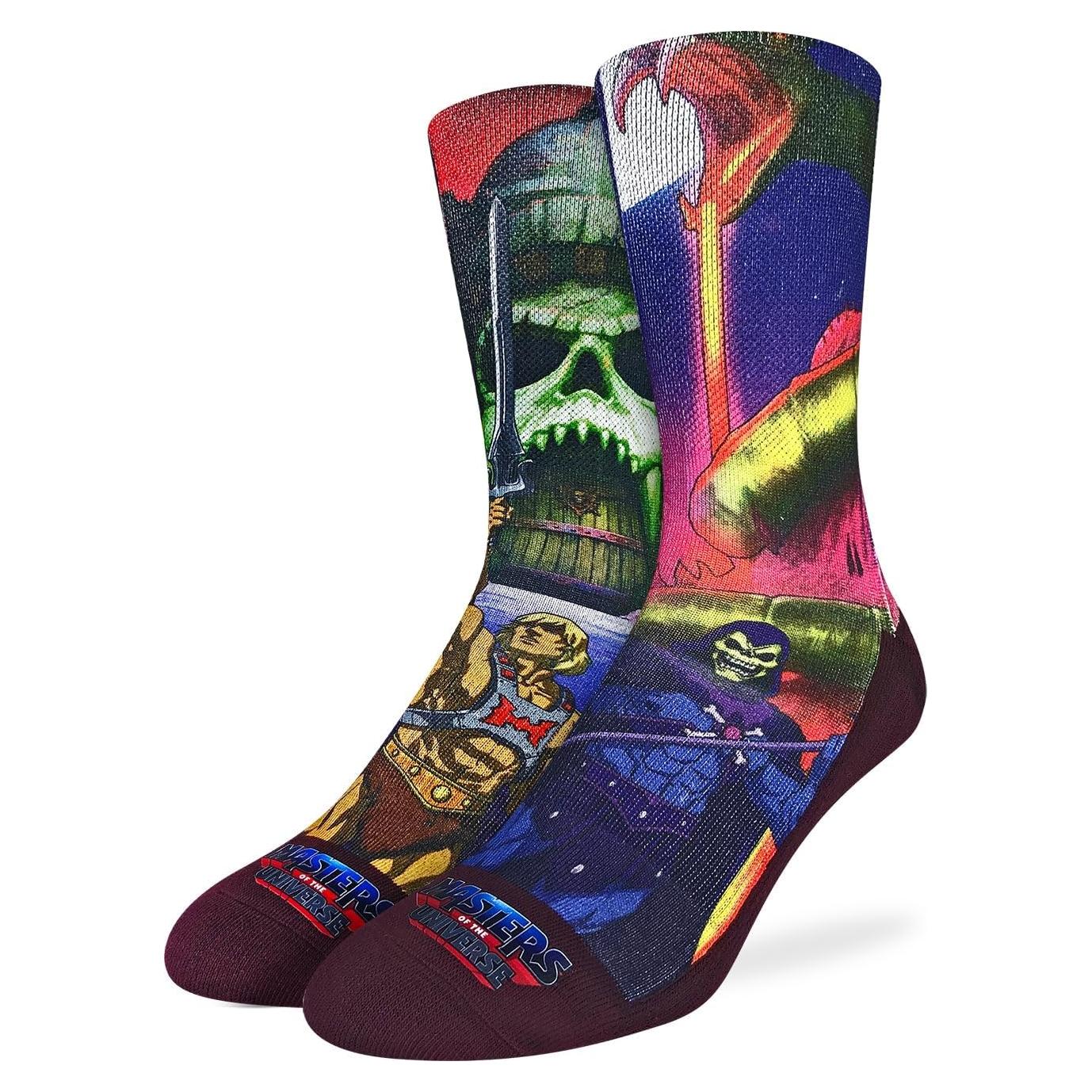 Good Luck Sock Men's Masters of the Universe & He-Man Socks, Adult