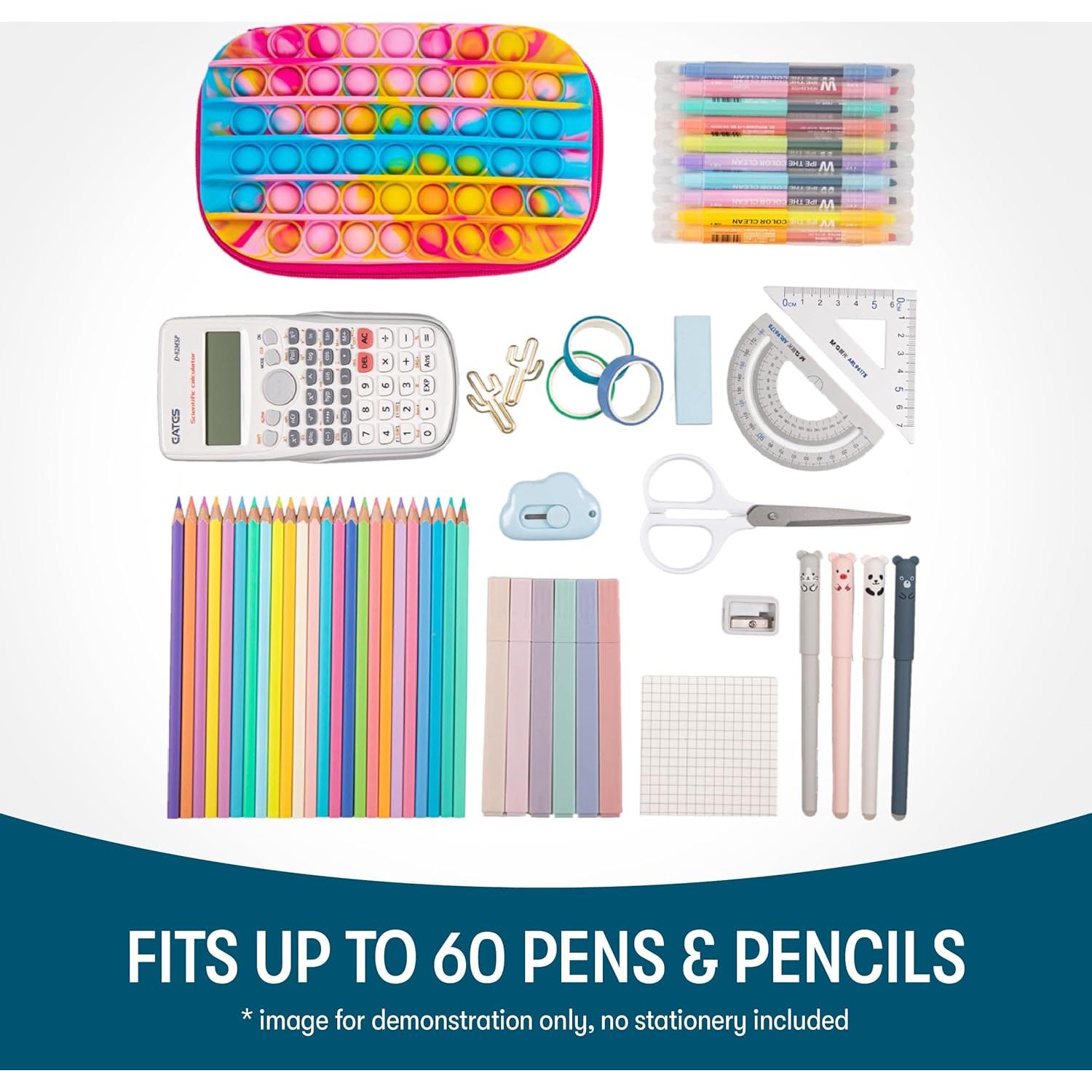 Estuche de Lápices ZIPIT POP Arcoíris | Alivio Sensorial