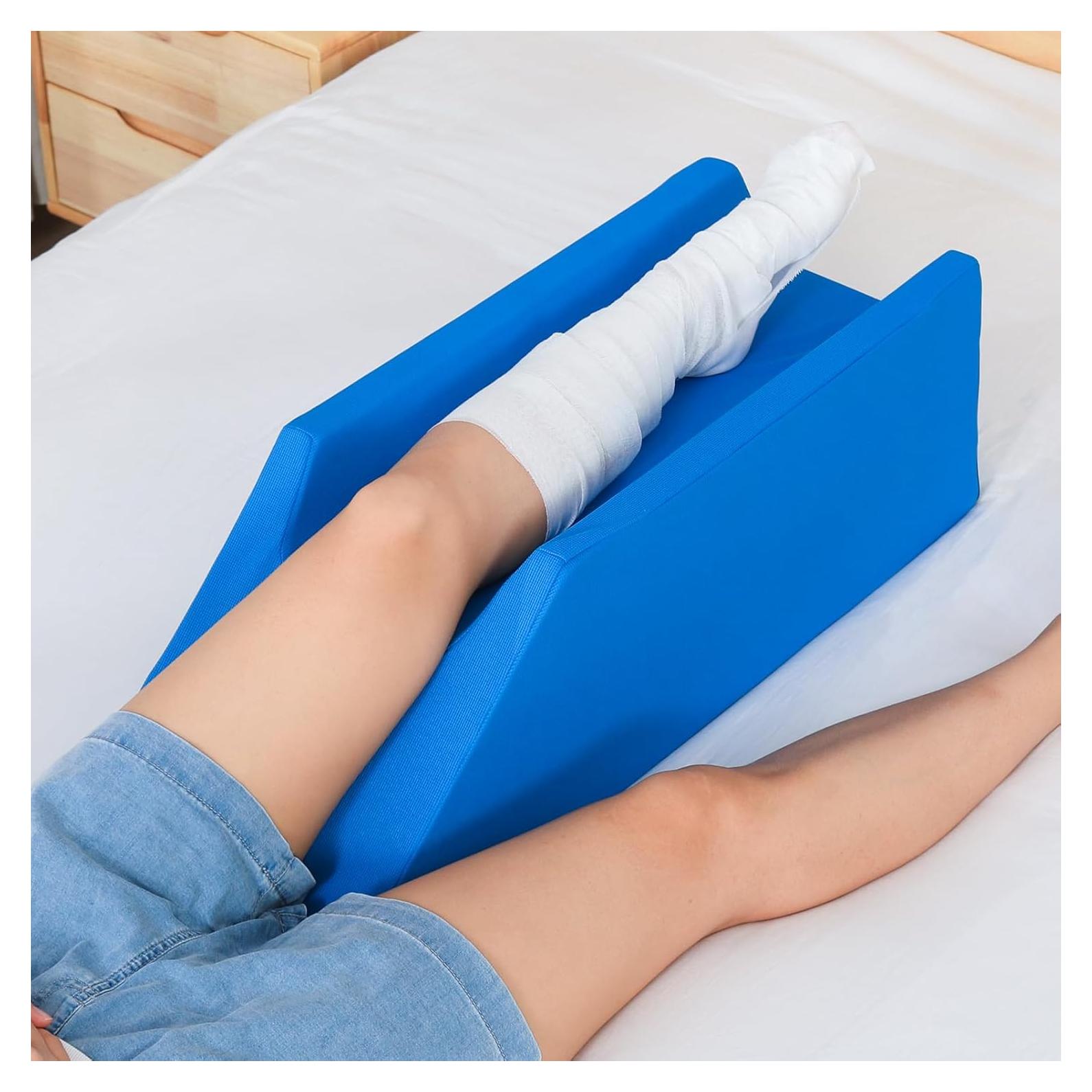 Cojín de Elevación de Pierna Fanwer para Postcirugía - Azul