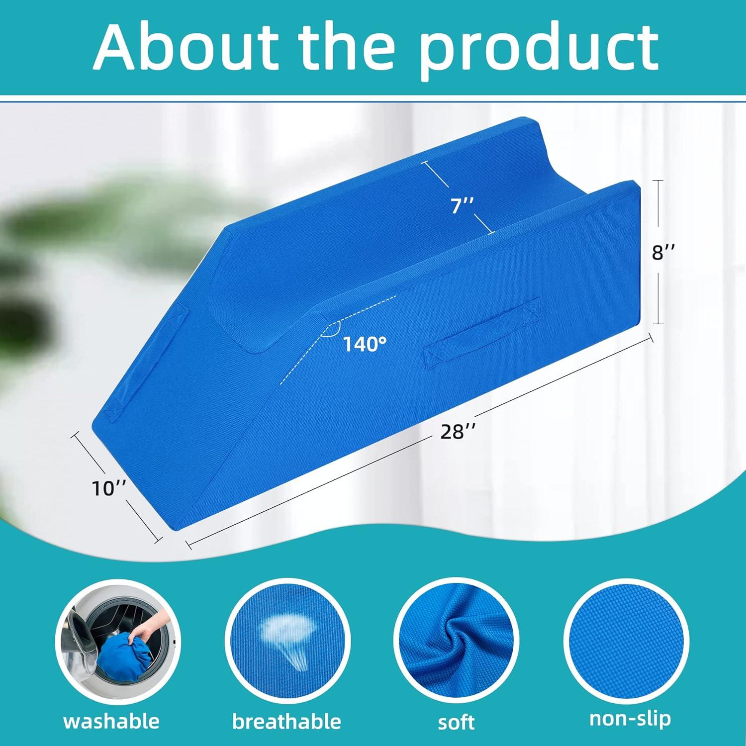 Cojín de Elevación de Pierna Fanwer para Postcirugía - Azul