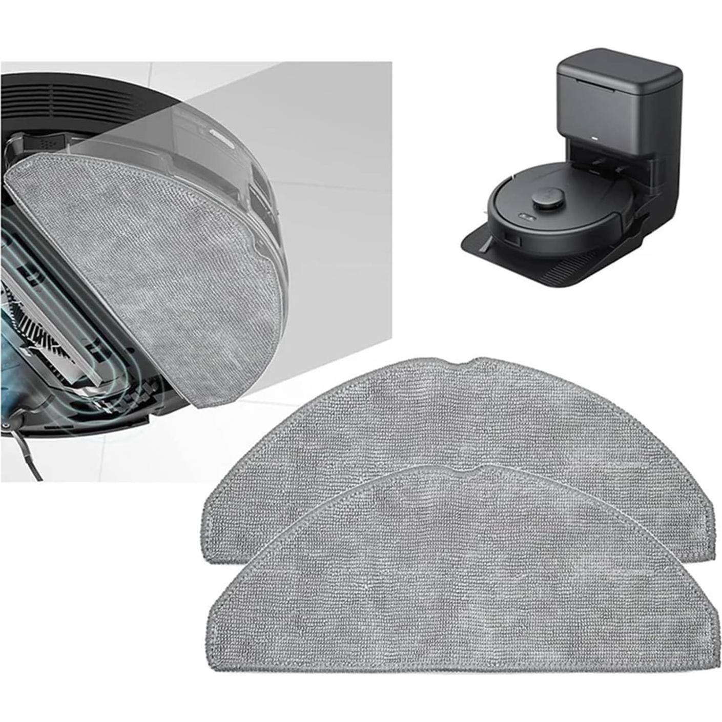 Paquete de 4 Paños de Mopa Lavables EZIEYWKE para Eufy L60