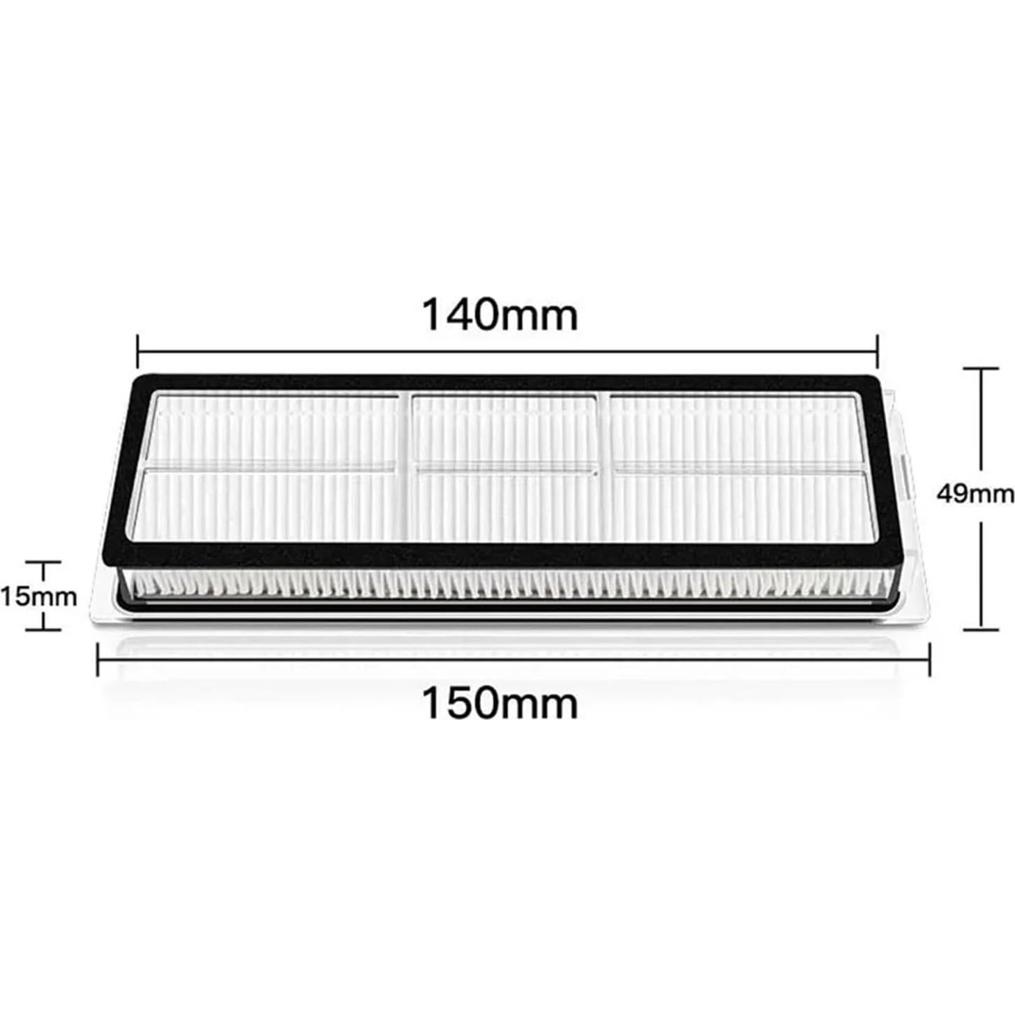 Repuestos Aspiradora Robot KVGGWPUJ Filtro Hepa y Paños Mopa