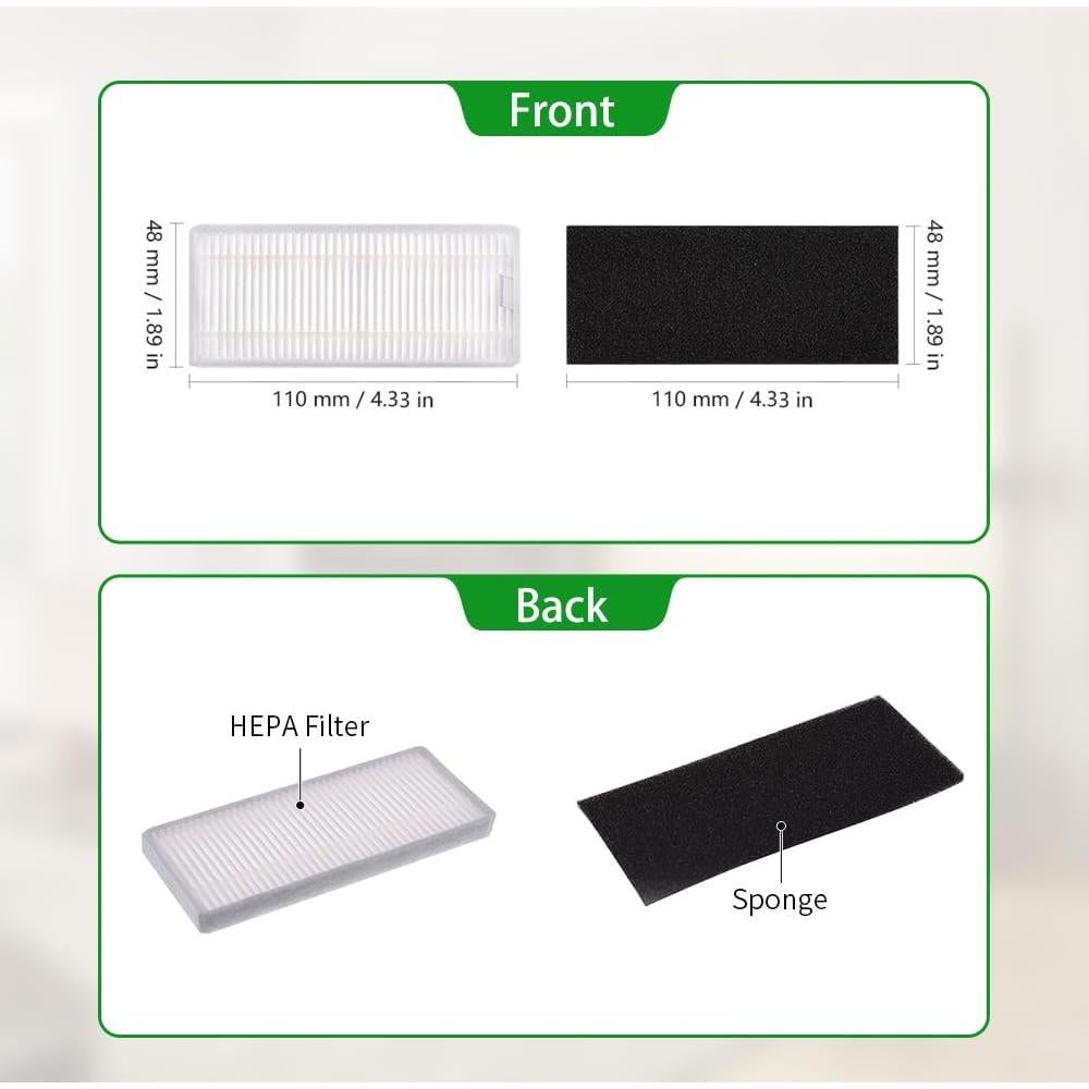 Filtros de Reemplazo Neutop para eufy RoboVac 11S, 15T, 30 - Paquete de 9