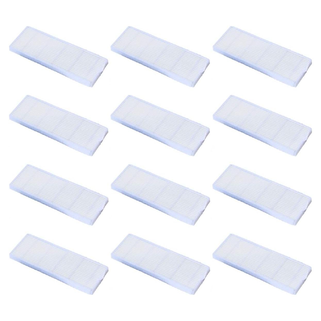 Filtro HEPA Nispira para Aspiradora Robótica A6 A4 A4s - 12 Pzs