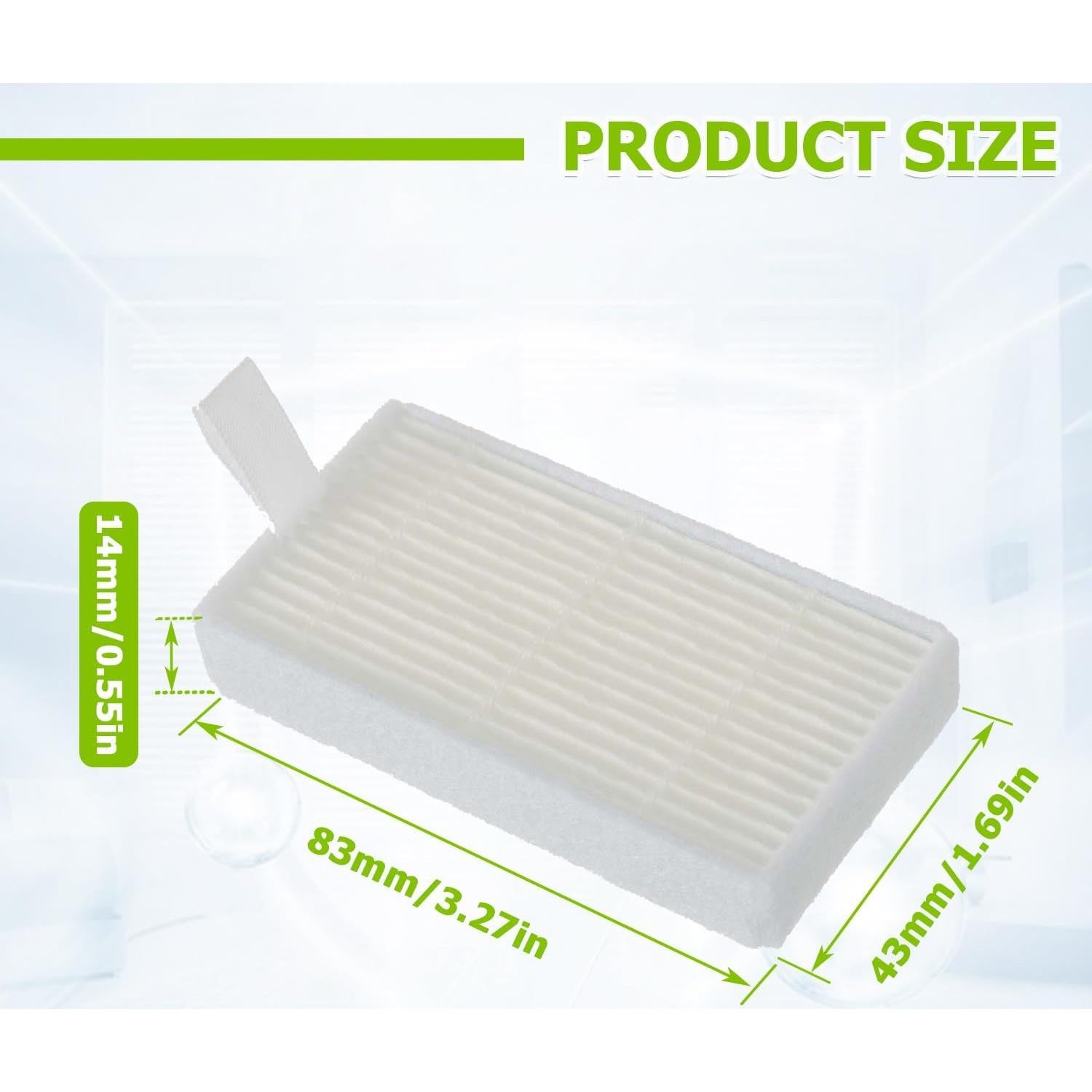 Filtros HEPA EPLZON para Aspiradoras I-LIFE V3 V5 - Paquete 10 Piezas