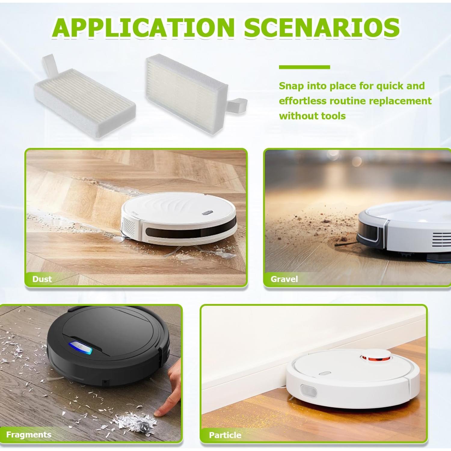 Filtros HEPA EPLZON para Aspiradoras I-LIFE V3 V5 - Paquete 10 Piezas