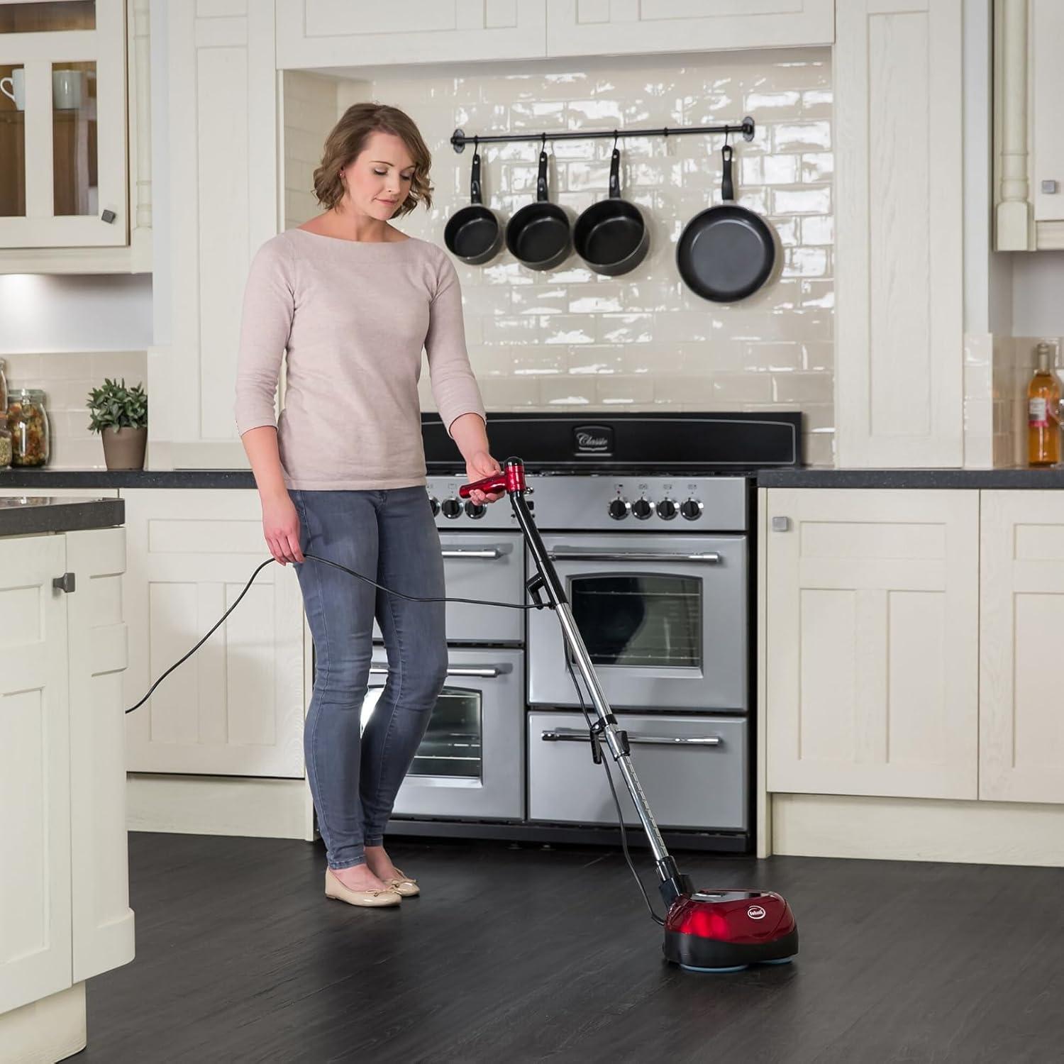 Ewbank EP170 Complete Floor Cleaner, Washer, Scrubber, Scourer, and Polisher, Interchangeable Brushes and Pads, 2200 rpm