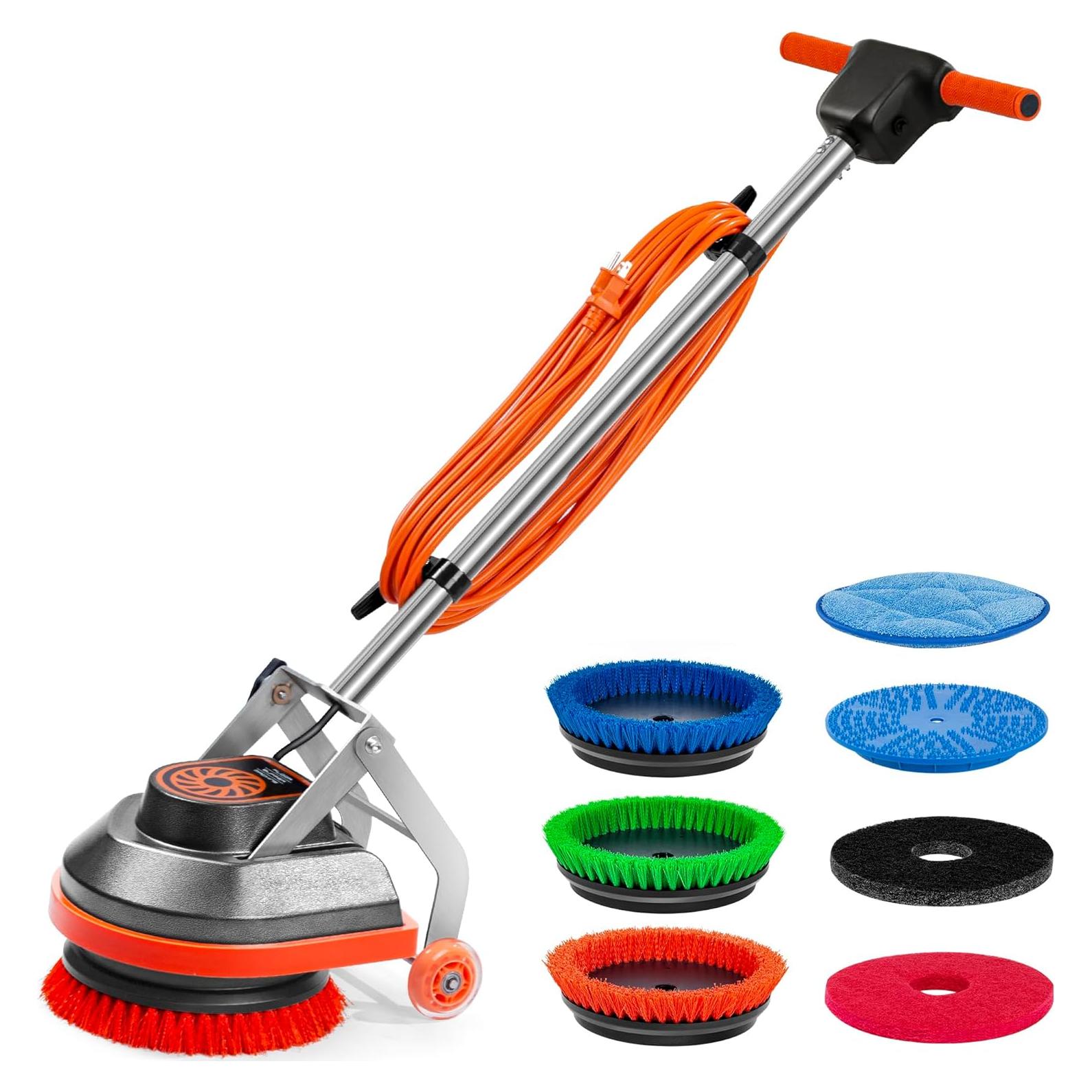 Fregadora y Pulidora de Suelo HHQ - 17.69 kg, 1100W, 15.24m Cable