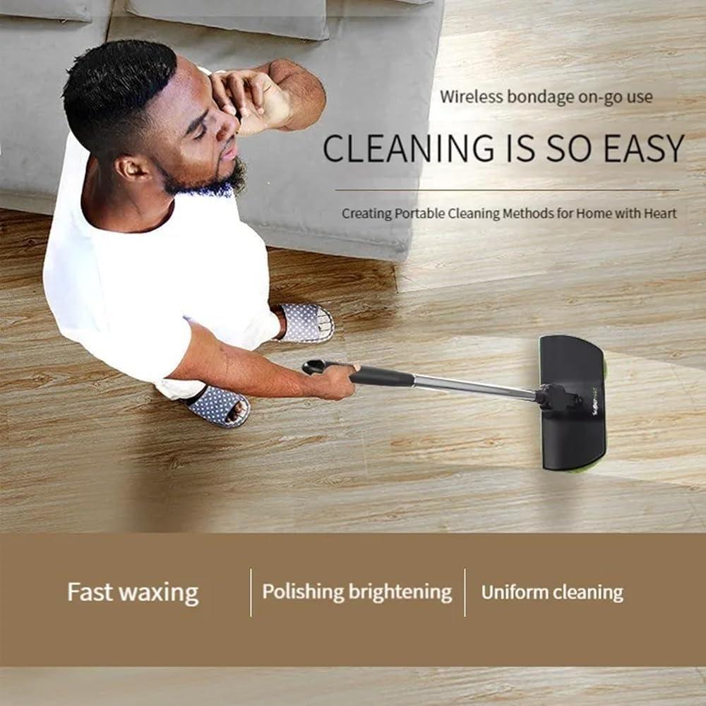 Cordless Electric Mop,Floor Scrubber and Polisher Machine,Spinning Cleaner Vacuum,Electric Mops for Floor Cleaning,Floor Buffer Polisher for Home with Replacement Pad
