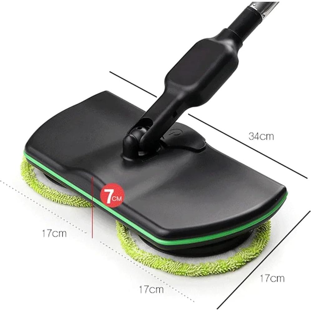 Cordless Electric Mop,Floor Scrubber and Polisher Machine,Spinning Cleaner Vacuum,Electric Mops for Floor Cleaning,Floor Buffer Polisher for Home with Replacement Pad