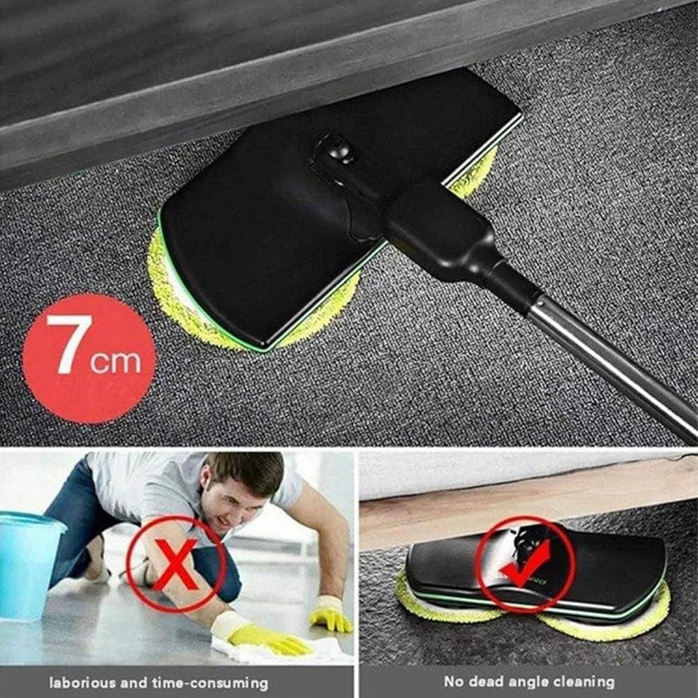 Cordless Electric Mop,Floor Scrubber and Polisher Machine,Spinning Cleaner Vacuum,Electric Mops for Floor Cleaning,Floor Buffer Polisher for Home with Replacement Pad