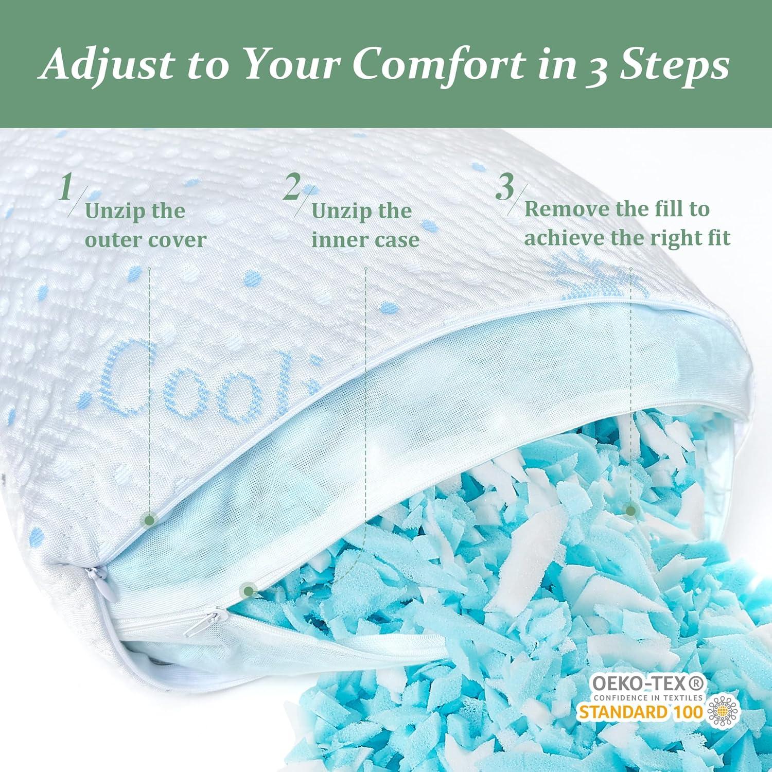 Almohada Corporal Refrigerante Dreamood 50.8x137.2 cm Ajustable