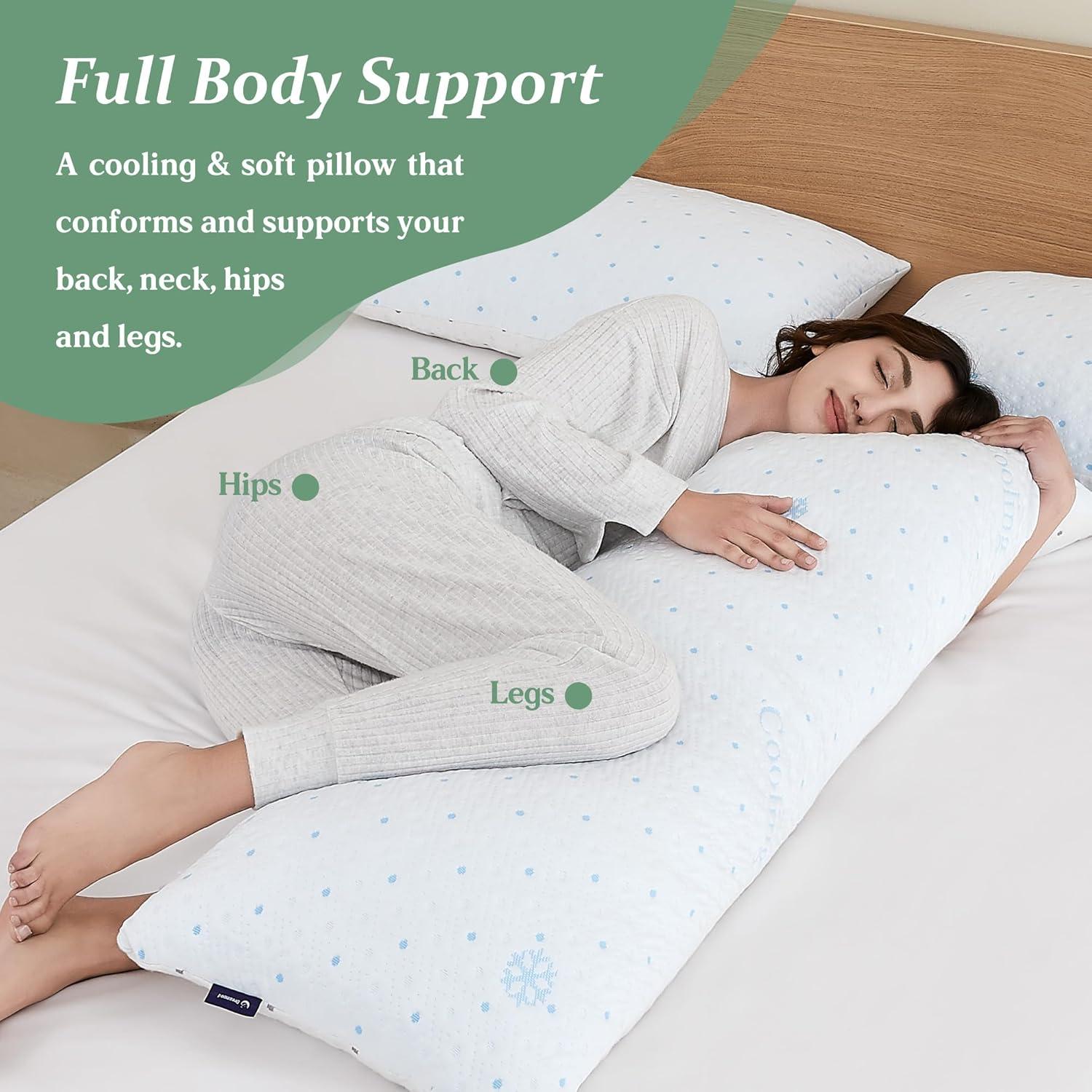 Almohada Corporal Refrigerante Dreamood 50.8x137.2 cm Ajustable