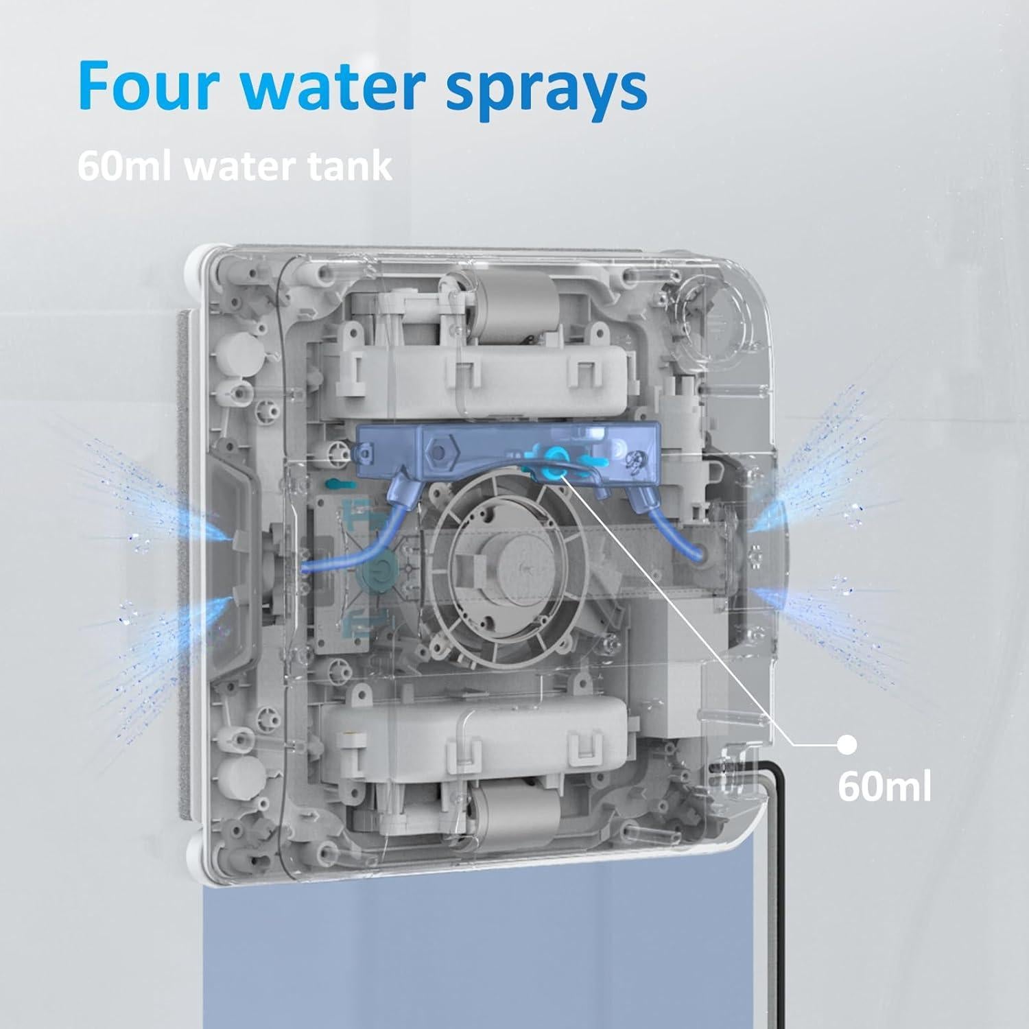 Robot Limpiador de Ventanas Mamibot W120-DP 3200Pa Gris