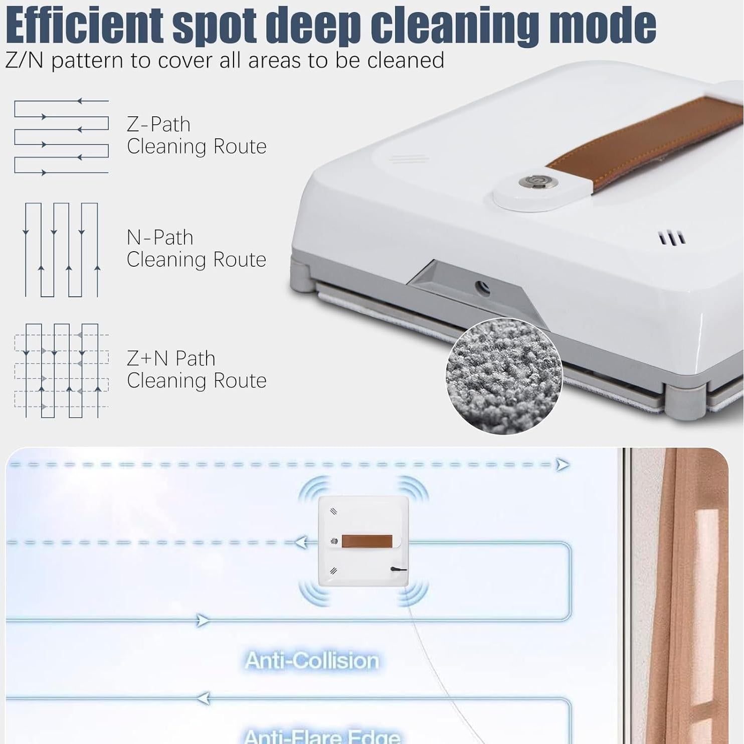 Robot Limpiador de Ventanas RUN.SE SF-US-PW20166 3000Pa