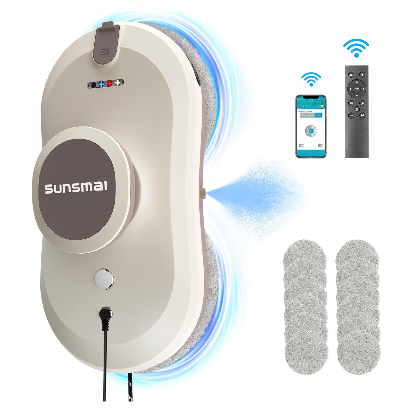 Robot Limpiador de Ventanas SUNSMAI W11 Automático 2800Pa