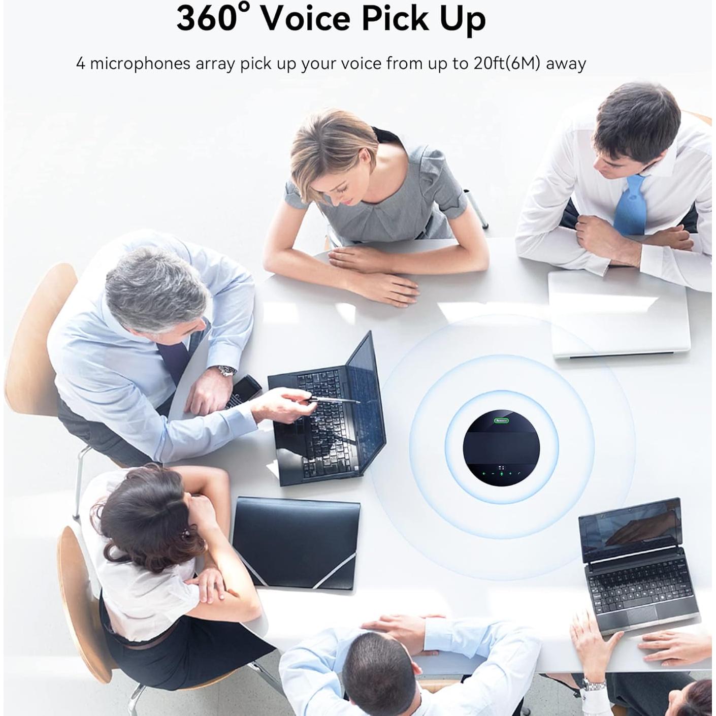 Altavoz de Conferencia Tenveo MagiCall Bluetooth 360°