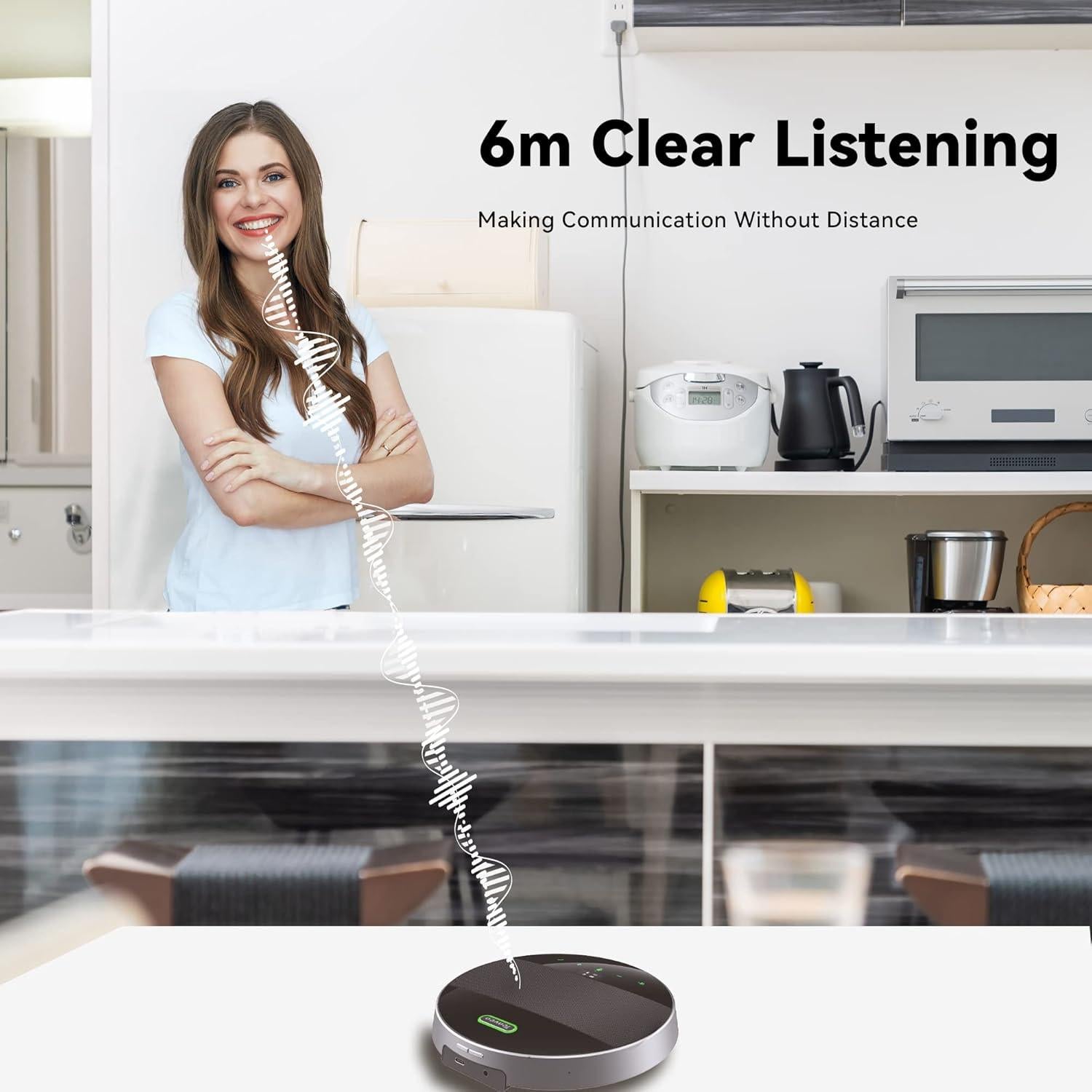 Altavoz de Conferencia Tenveo MagiCall Bluetooth 360°