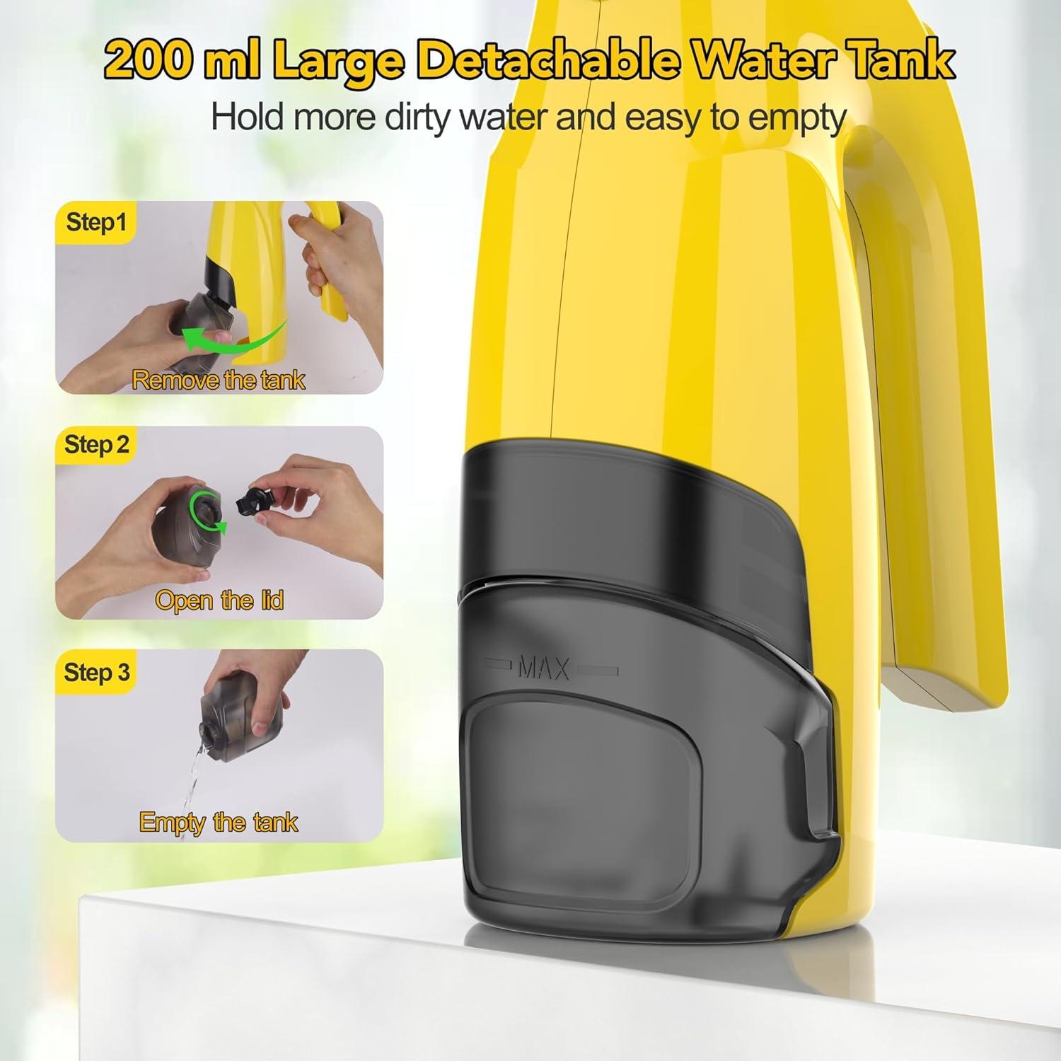 Aspiradora de Ventanas Eave Inalámbrica 200ml 1.07kg 40min