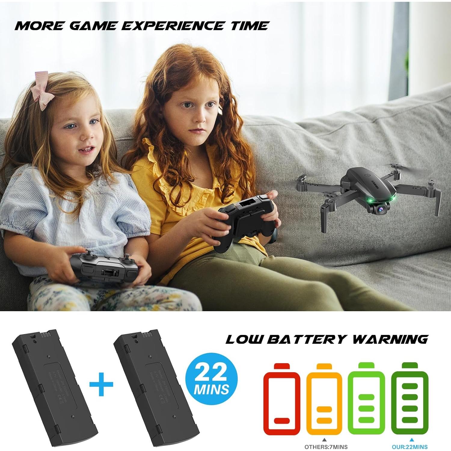 Drone SIMREX X800 con Cámara 1080P, Plegable y Control Remoto