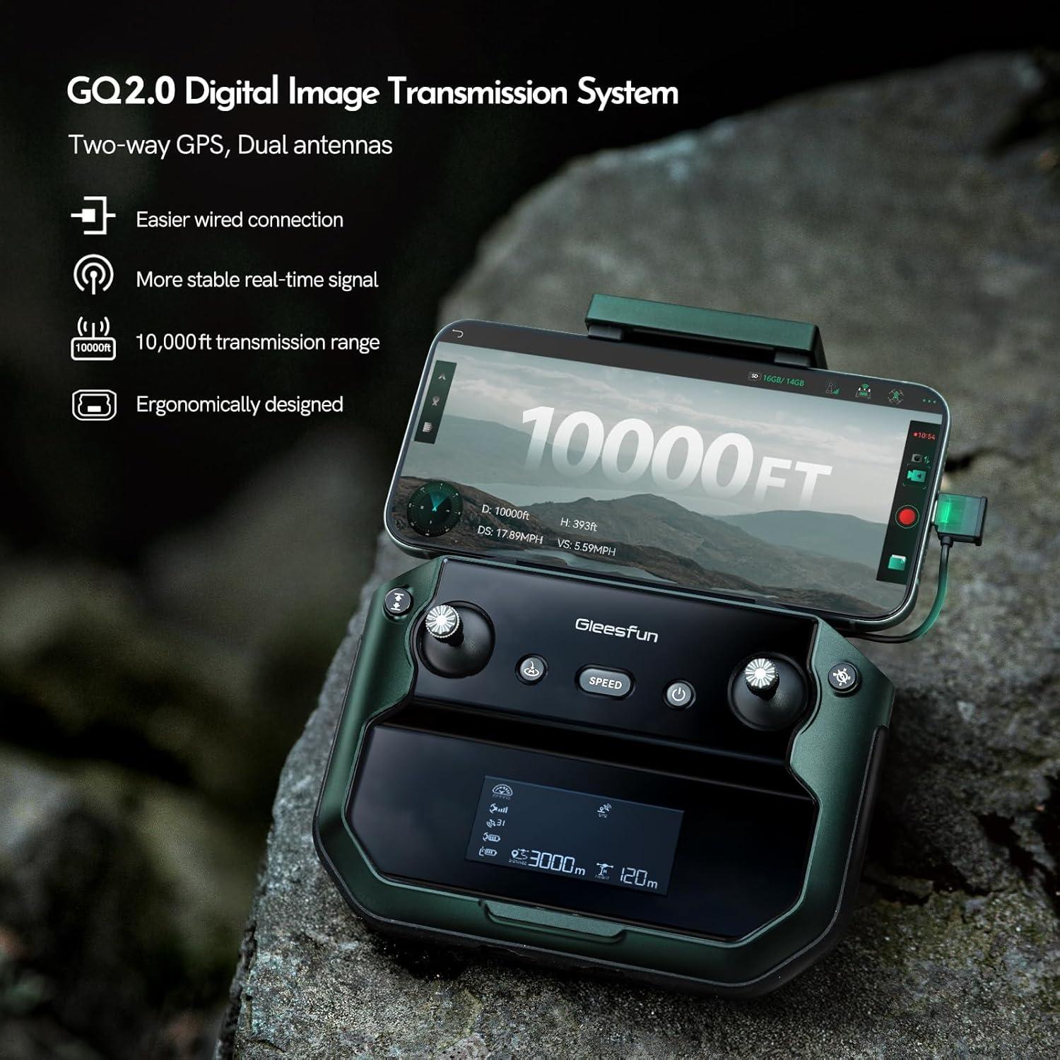 Drone Gleesfun G11PRO 6K con Gimbal 3 Ejes y 70 min Vuelo