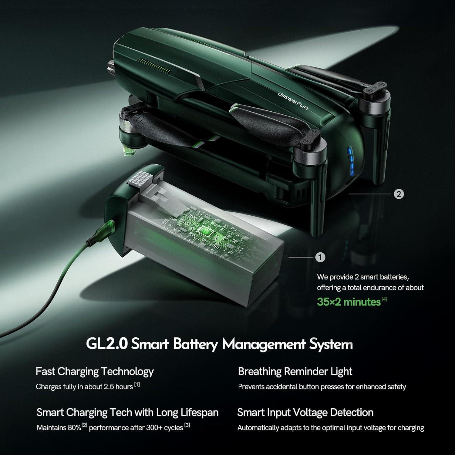 Drone Gleesfun G11PRO 6K con Gimbal 3 Ejes y 70 min Vuelo