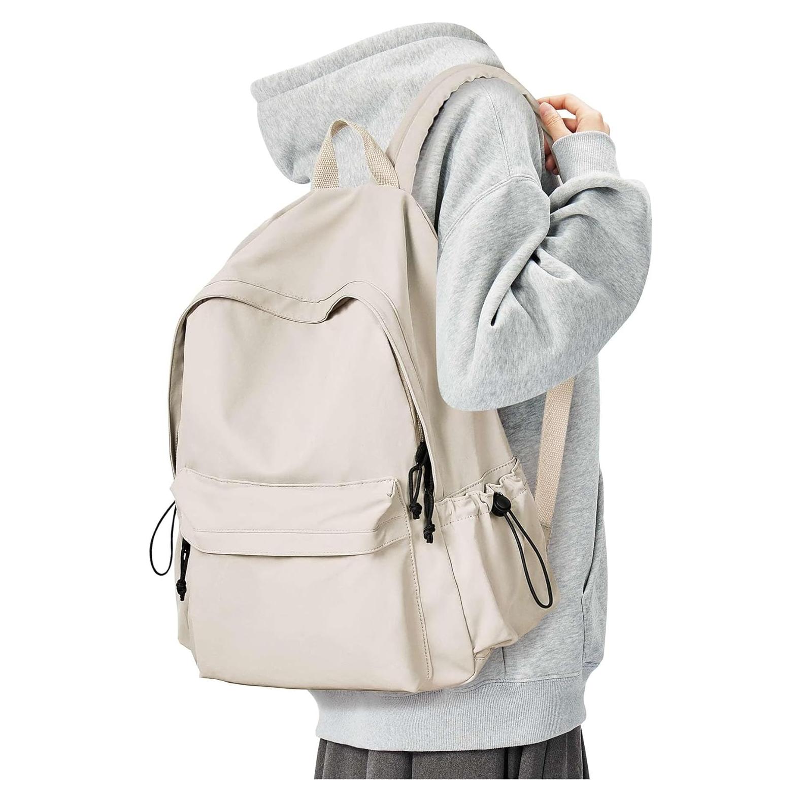 Mochila Blanca Impermeable Unisex 46x32x14 cm 24L
