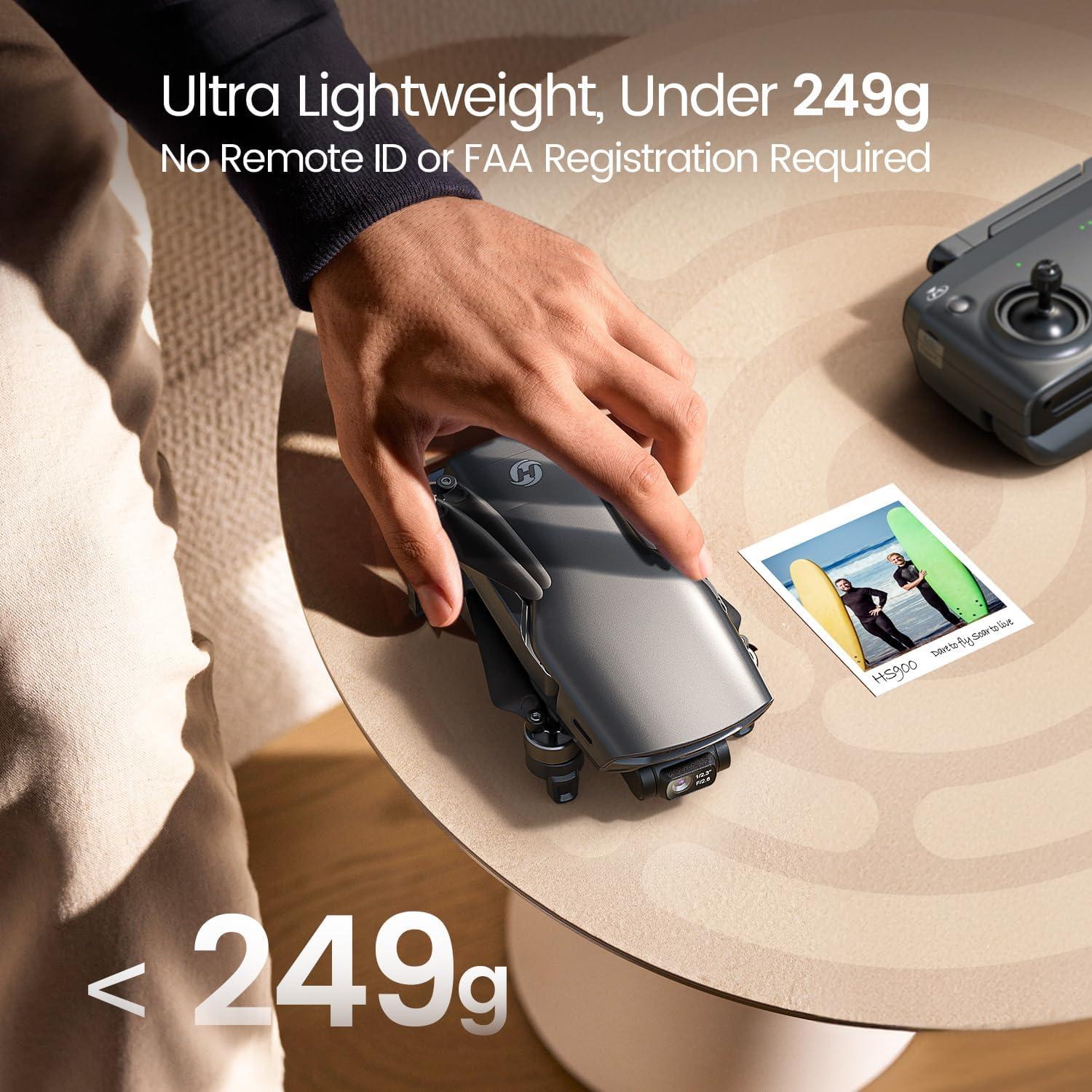 Drone Holy Stone HS900 4K con cámara y gimbal 3 ejes