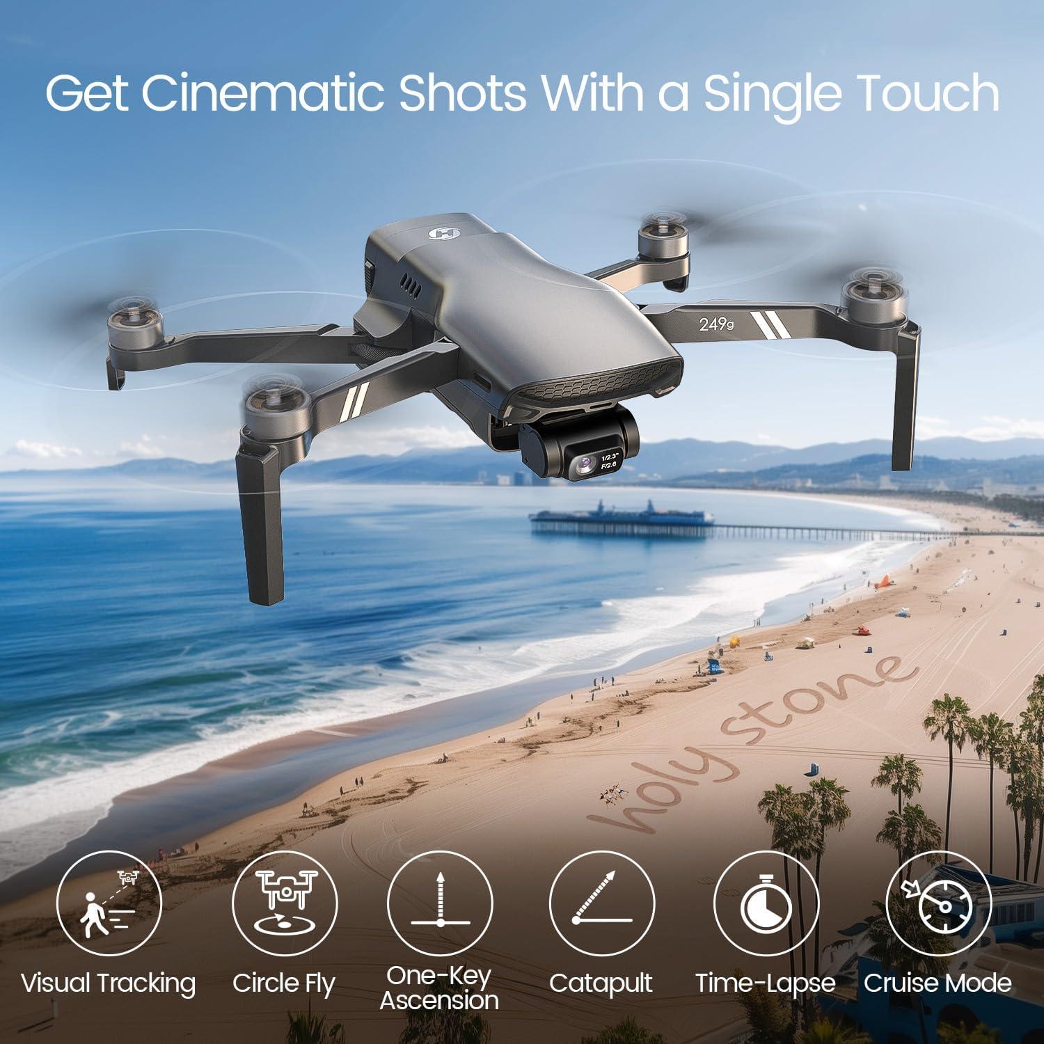 Drone Holy Stone HS900 4K con cámara y gimbal 3 ejes